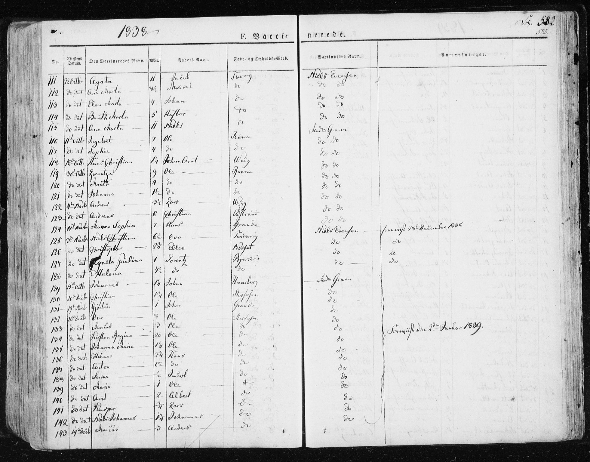 Ministerialprotokoller, klokkerbøker og fødselsregistre - Sør-Trøndelag, SAT/A-1456/659/L0735: Parish register (official) no. 659A05, 1826-1841, p. 582