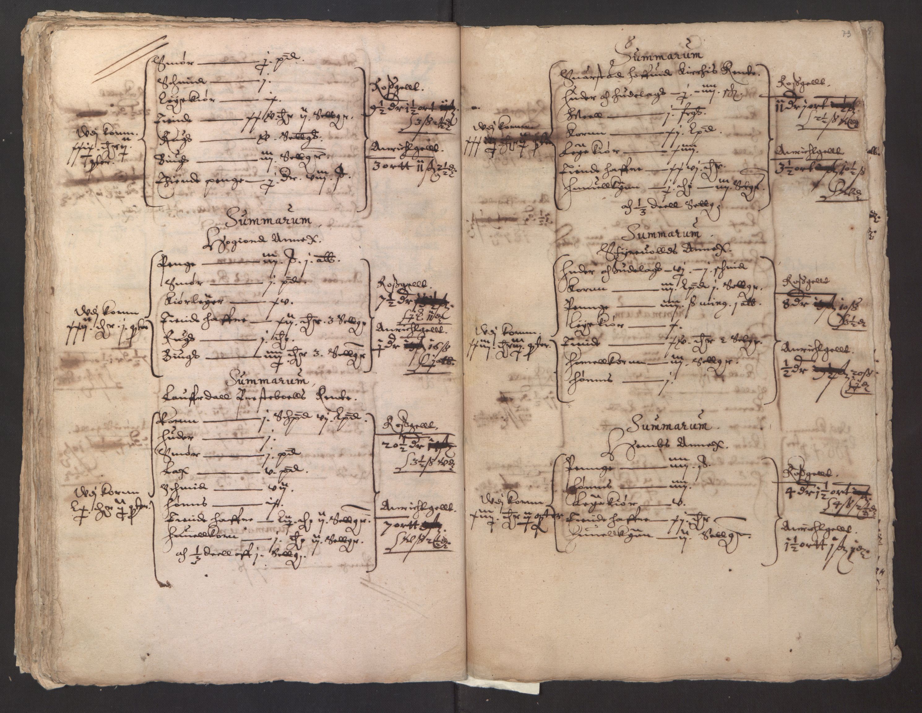 Stattholderembetet 1572-1771, AV/RA-EA-2870/Ek/L0014/0001: Jordebøker til utlikning av rosstjeneste 1624-1626: / Kirke- og prestebolsinntekter i Oslo og Hamar bispedømme, 1625-1626, p. 75