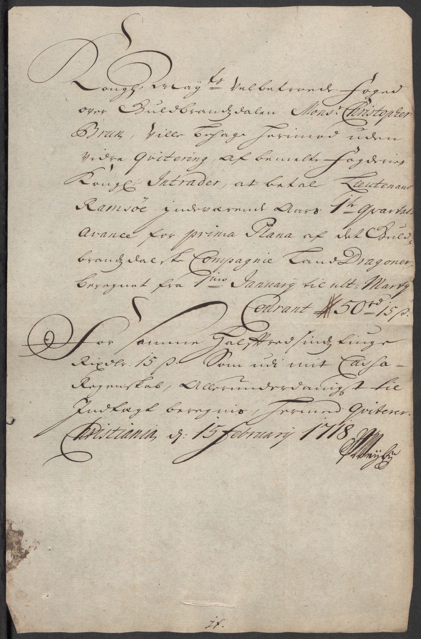 Rentekammeret inntil 1814, Reviderte regnskaper, Fogderegnskap, AV/RA-EA-4092/R17/L1188: Fogderegnskap Gudbrandsdal, 1718, p. 237