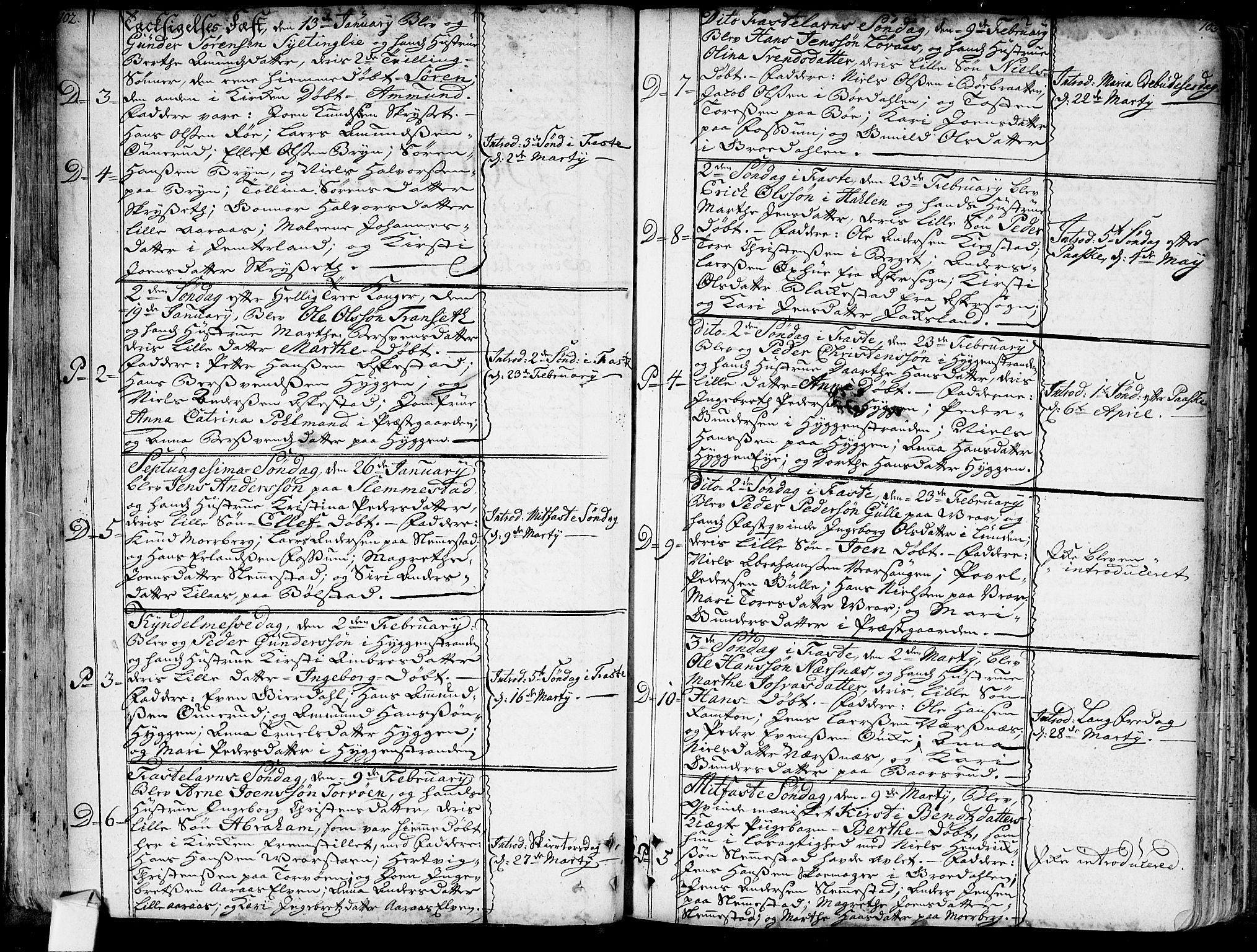 Røyken kirkebøker, SAKO/A-241/G/Ga/L0001: Parish register (copy) no. 1, 1740-1768, p. 102-103