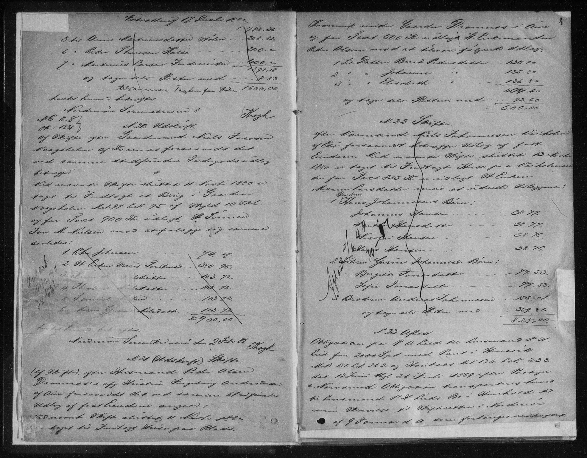 Nordmøre sorenskriveri, AV/SAT-A-4132/1/2/2Ca/L0033: Mortgage book no. 23, 1880-1883, p. 4