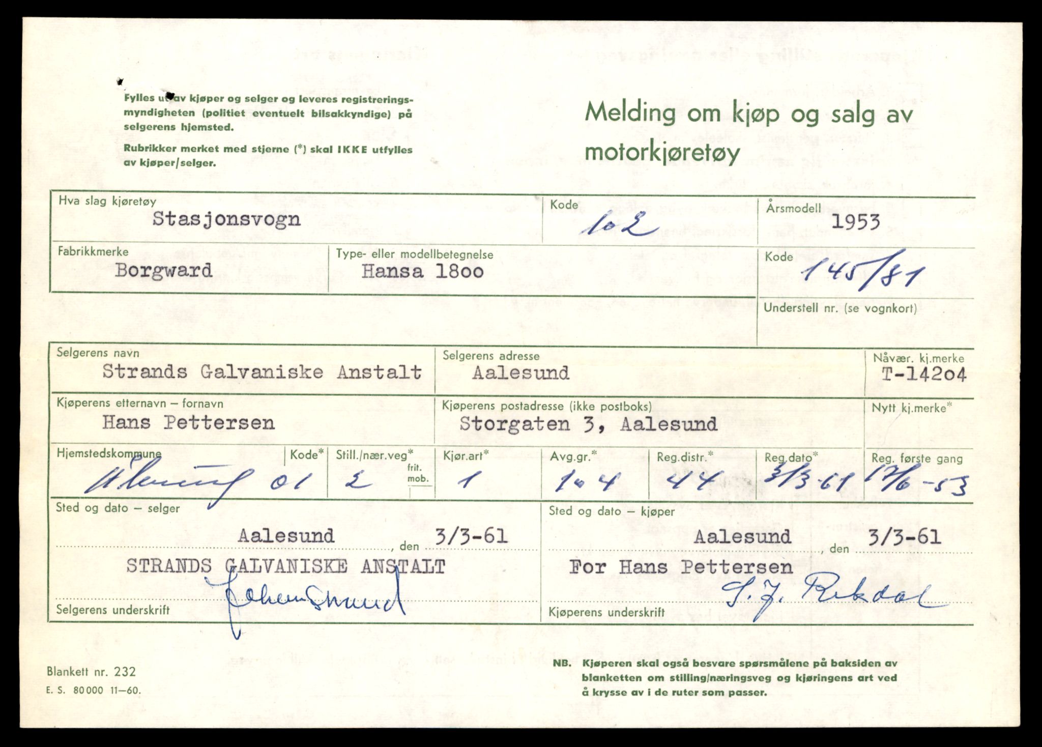 Møre og Romsdal vegkontor - Ålesund trafikkstasjon, AV/SAT-A-4099/F/Fe/L0043: Registreringskort for kjøretøy T 14080 - T 14204, 1927-1998, p. 3315