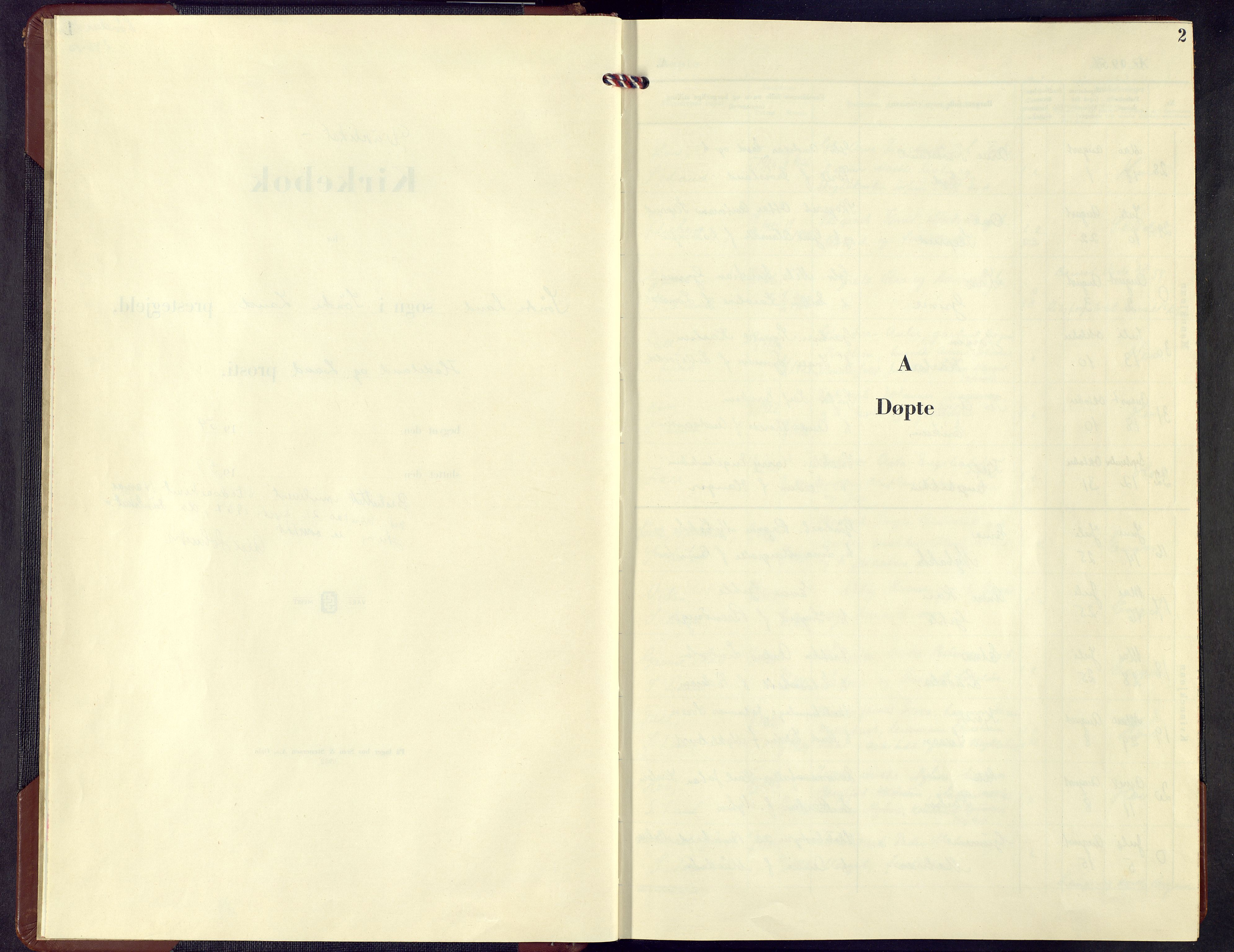 Søndre Land prestekontor, SAH/PREST-122/L/L0011: Parish register (copy) no. 11, 1954-1959, p. 2