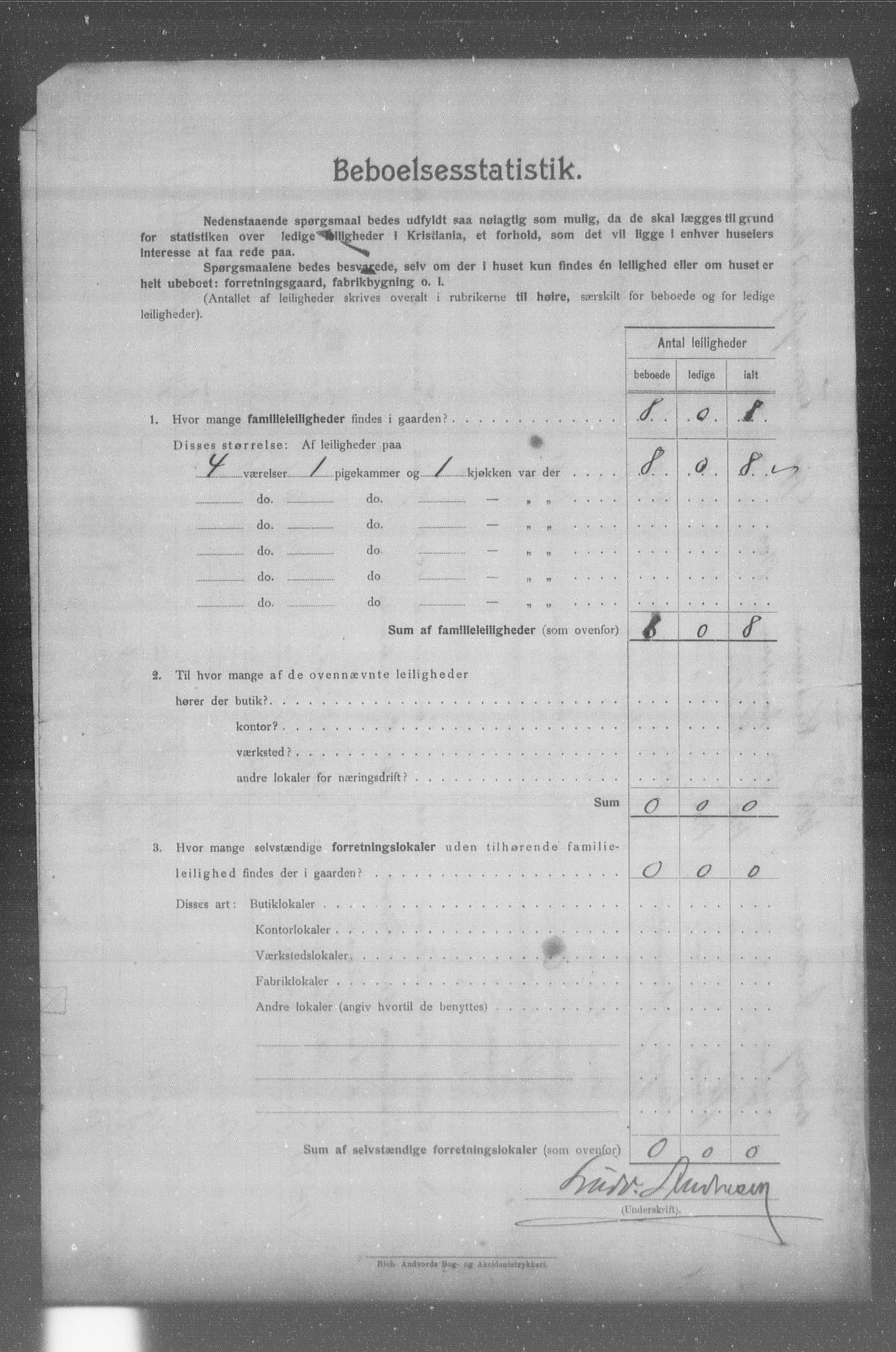 OBA, Municipal Census 1904 for Kristiania, 1904, p. 15934