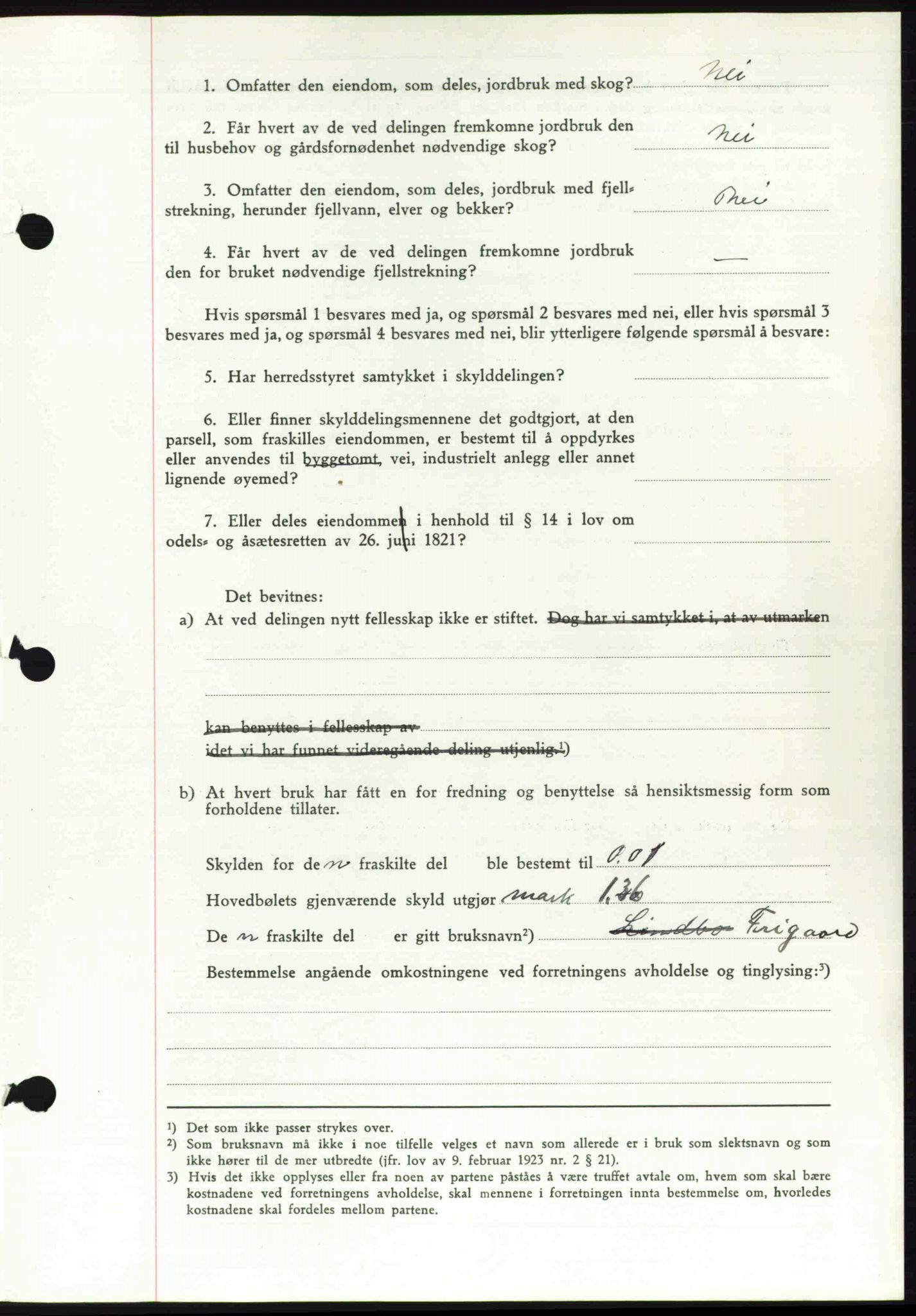 Toten tingrett, SAH/TING-006/H/Hb/Hbc/L0007: Mortgage book no. Hbc-07, 1939-1940, Diary no: : 599/1940