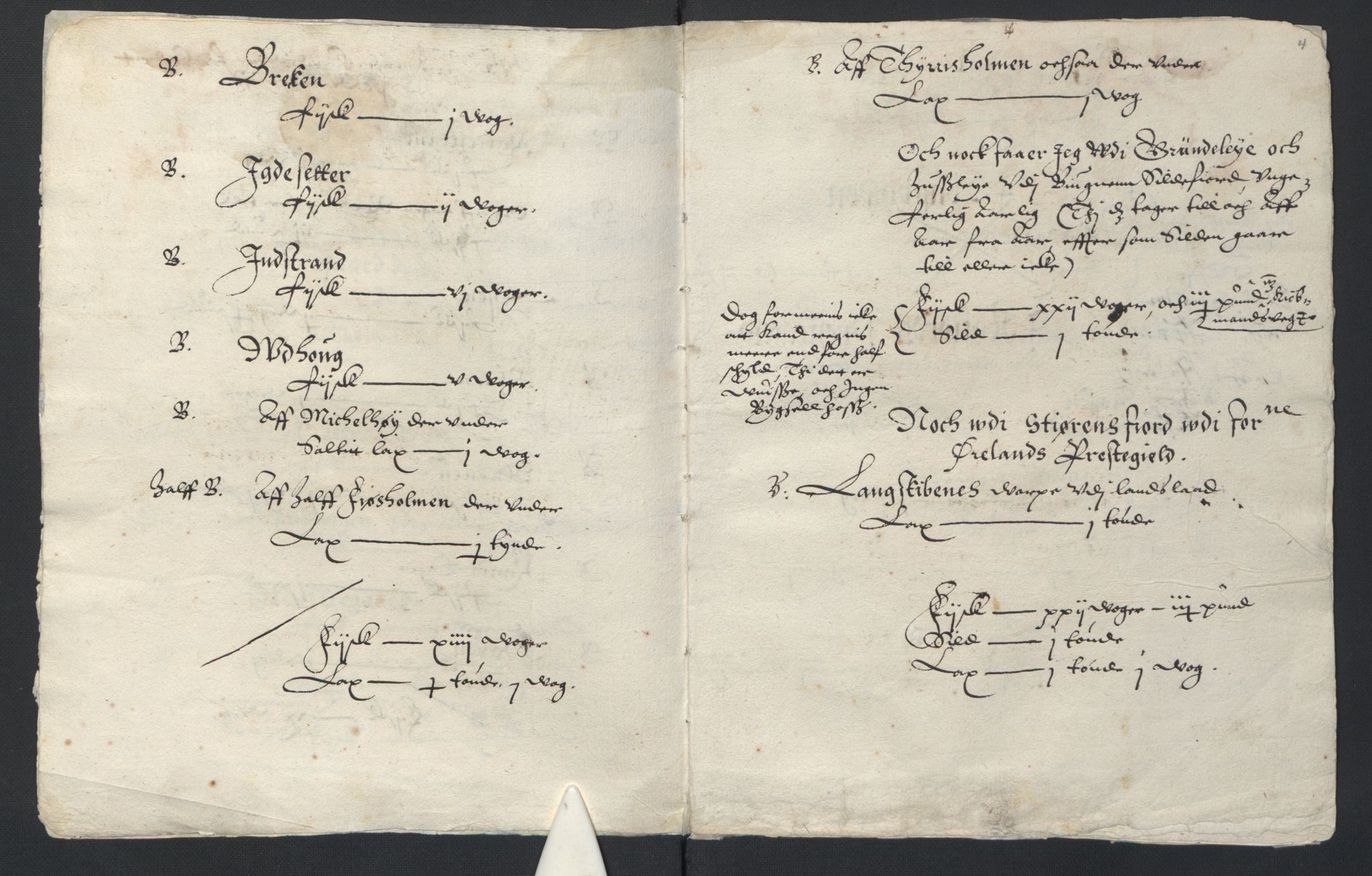 Stattholderembetet 1572-1771, AV/RA-EA-2870/Ek/L0007/0001: Jordebøker til utlikning av rosstjeneste 1624-1626: / Adelsjordebøker, 1624-1625, p. 32