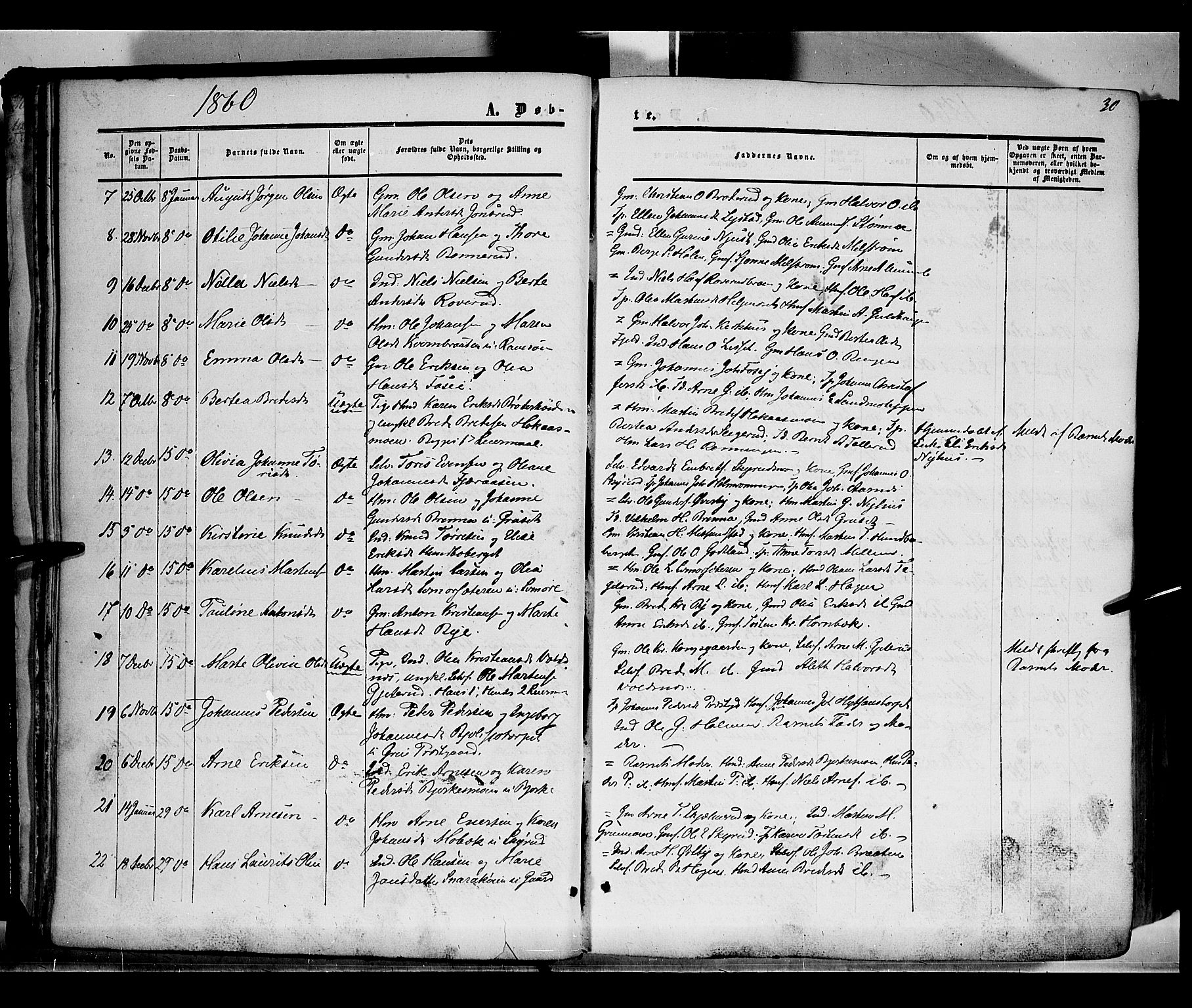 Grue prestekontor, AV/SAH-PREST-036/H/Ha/Haa/L0009: Parish register (official) no. 9, 1859-1863, p. 30