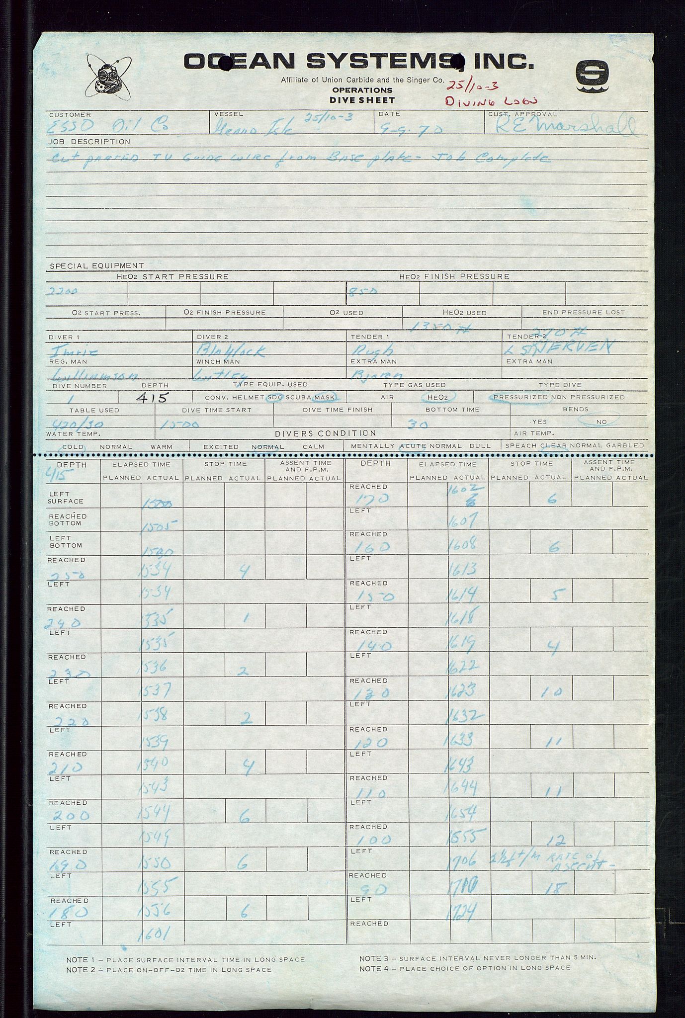 Pa 1512 - Esso Exploration and Production Norway Inc., AV/SAST-A-101917/E/Ea/L0013: Well 25/10-3 og Well 8/3-1, 1966-1975, p. 547