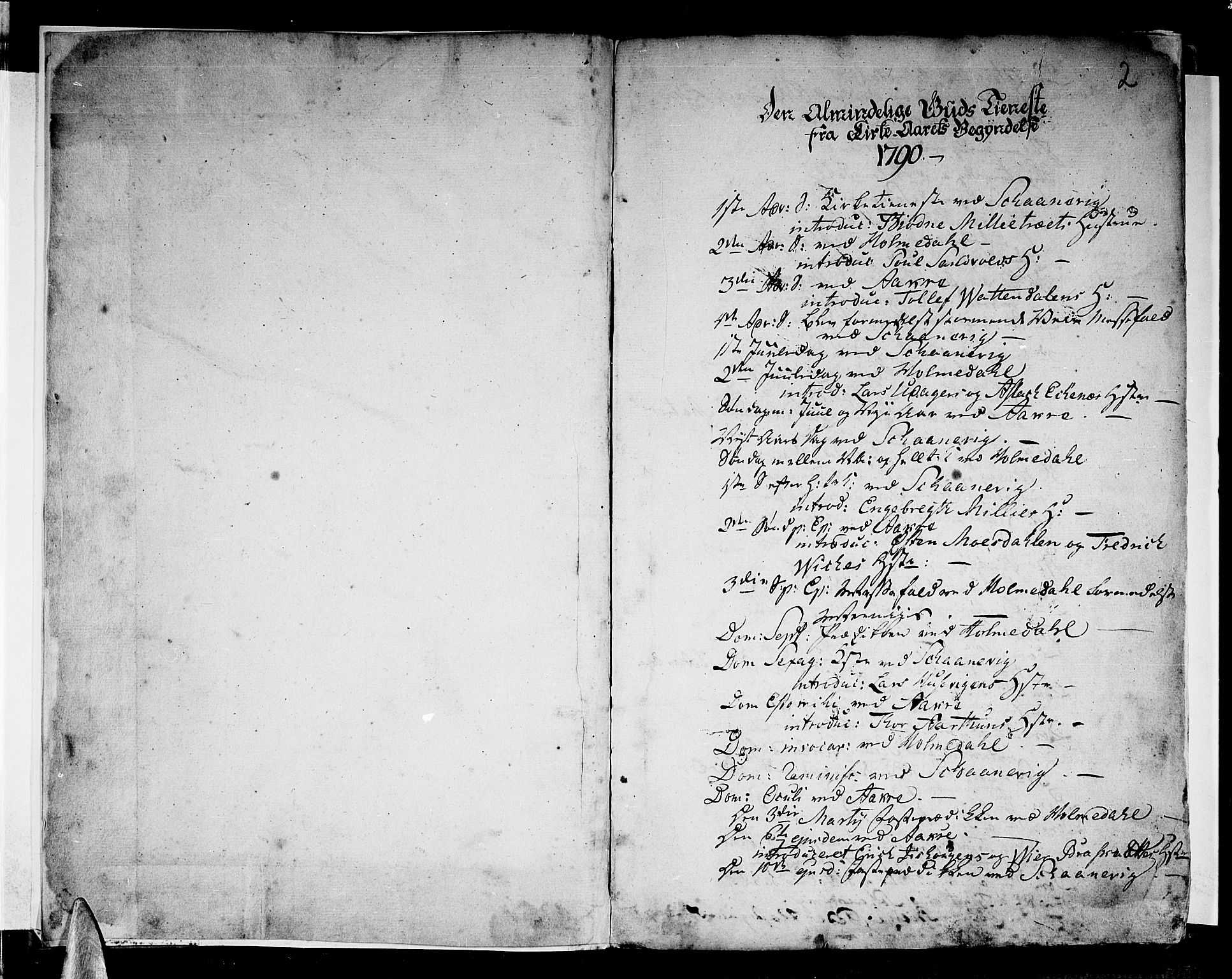 Skånevik sokneprestembete, SAB/A-77801/H/Haa: Parish register (official) no. A 2, 1790-1824, p. 2