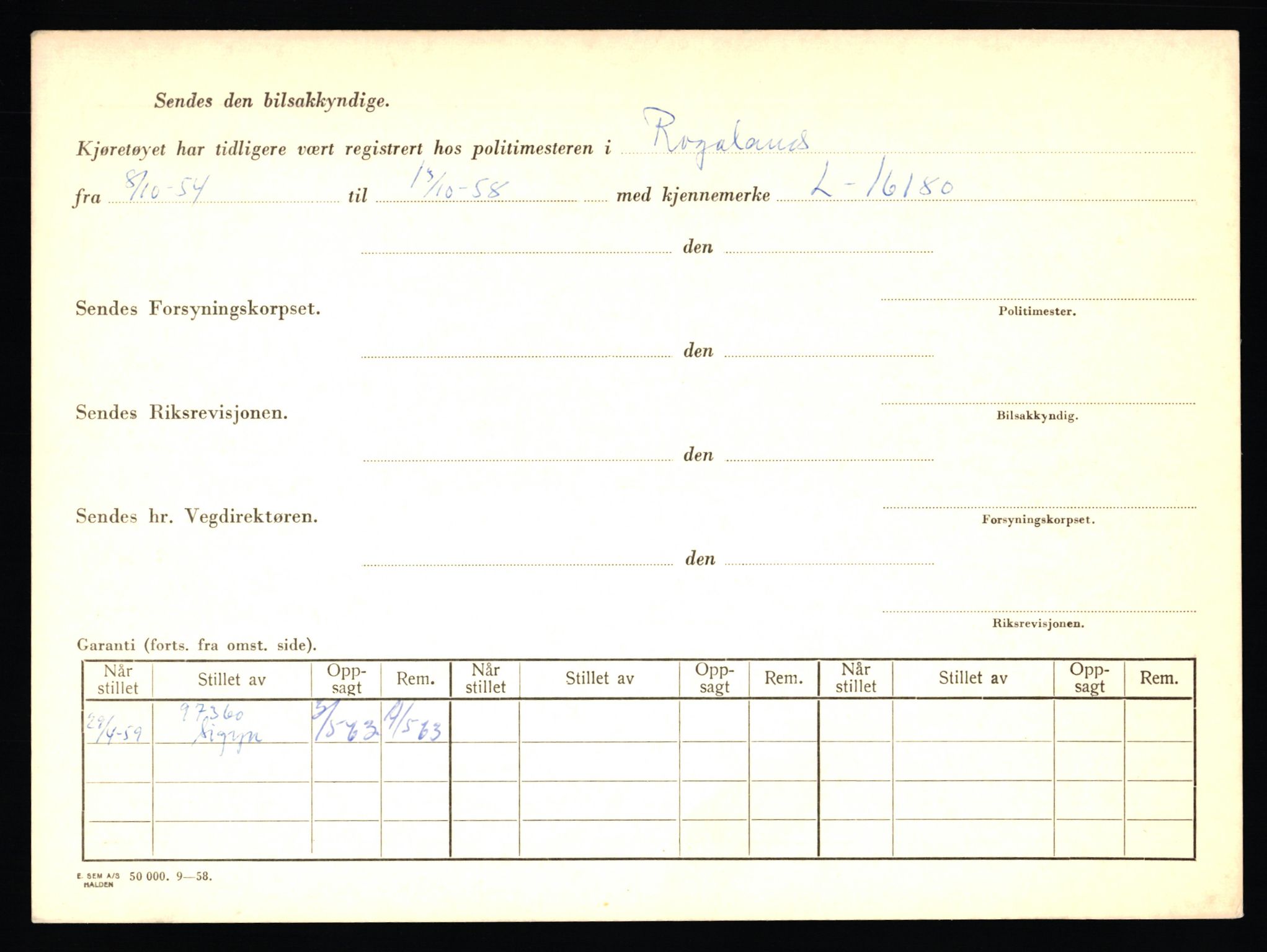 Stavanger trafikkstasjon, AV/SAST-A-101942/0/F/L0040: L-22800 - L-23999, 1930-1971, p. 816