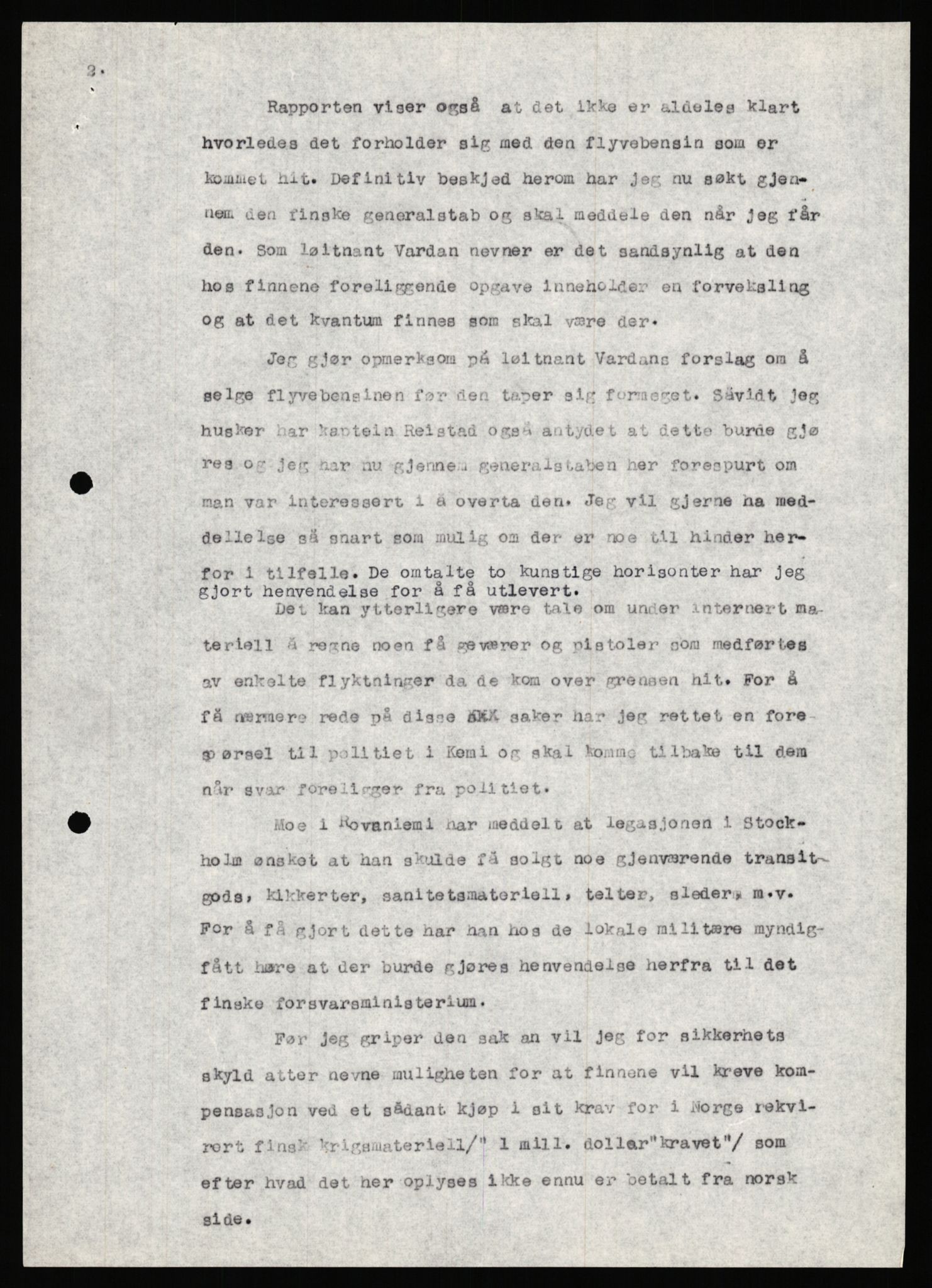 Forsvaret, Forsvarets krigshistoriske avdeling, AV/RA-RAFA-2017/Y/Ya/L0006: II-C-11-11,2 - Utenriksdepartementet.  Legasjonen i Helsingfors., 1940-1946, p. 197
