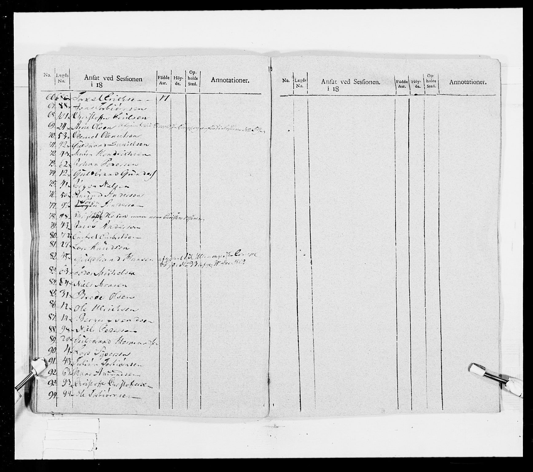 Generalitets- og kommissariatskollegiet, Det kongelige norske kommissariatskollegium, AV/RA-EA-5420/E/Eh/L0025: Skiløperkompaniene, 1766-1803, p. 334