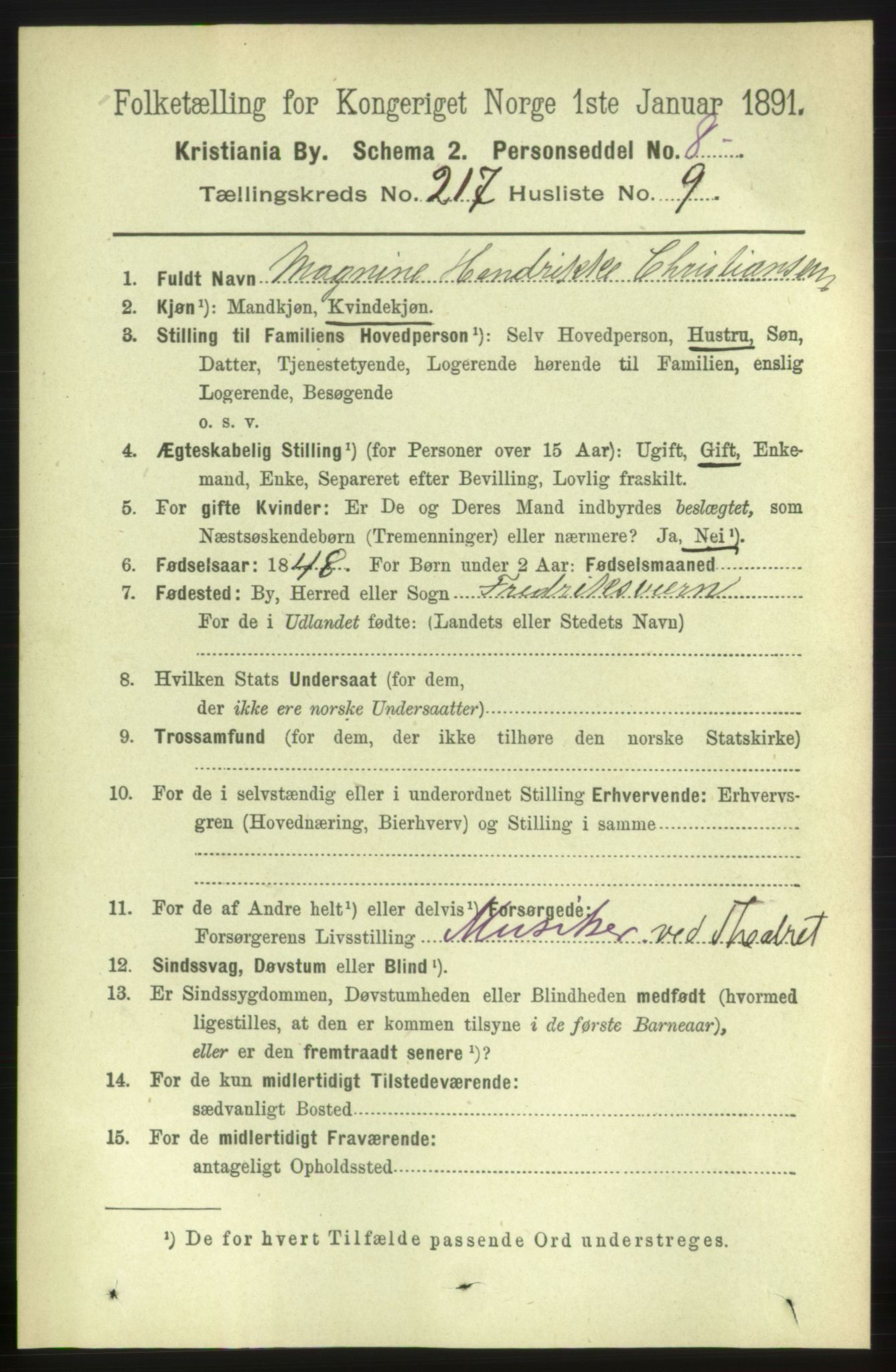 RA, 1891 census for 0301 Kristiania, 1891, p. 128471