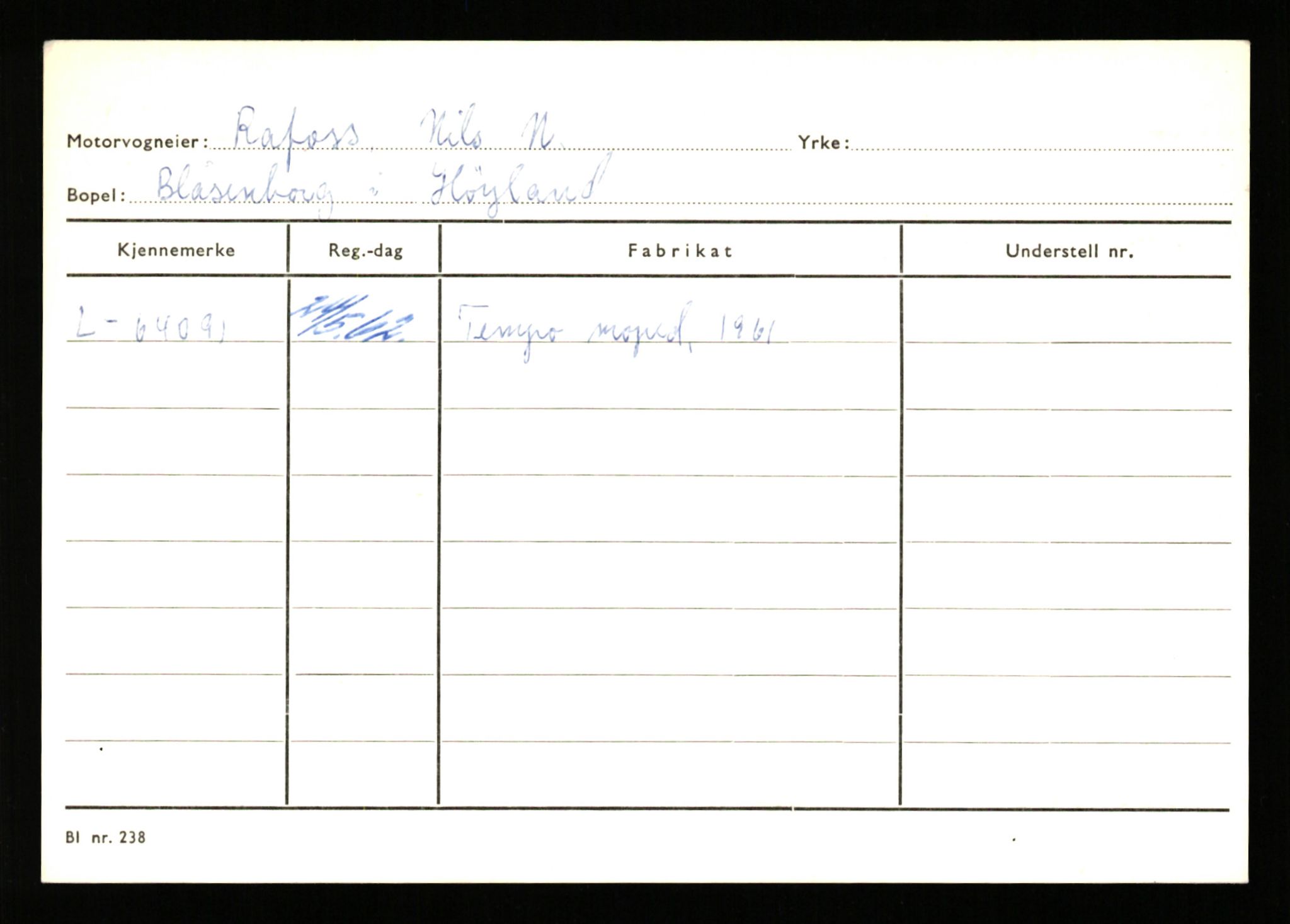 Stavanger trafikkstasjon, AV/SAST-A-101942/0/H/L0030: Polden - Retzius, 1930-1971, p. 393