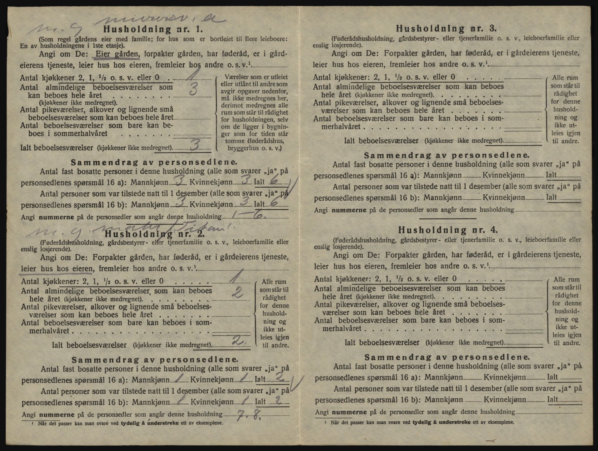 SAO, 1920 census for Glemmen, 1920, p. 2600