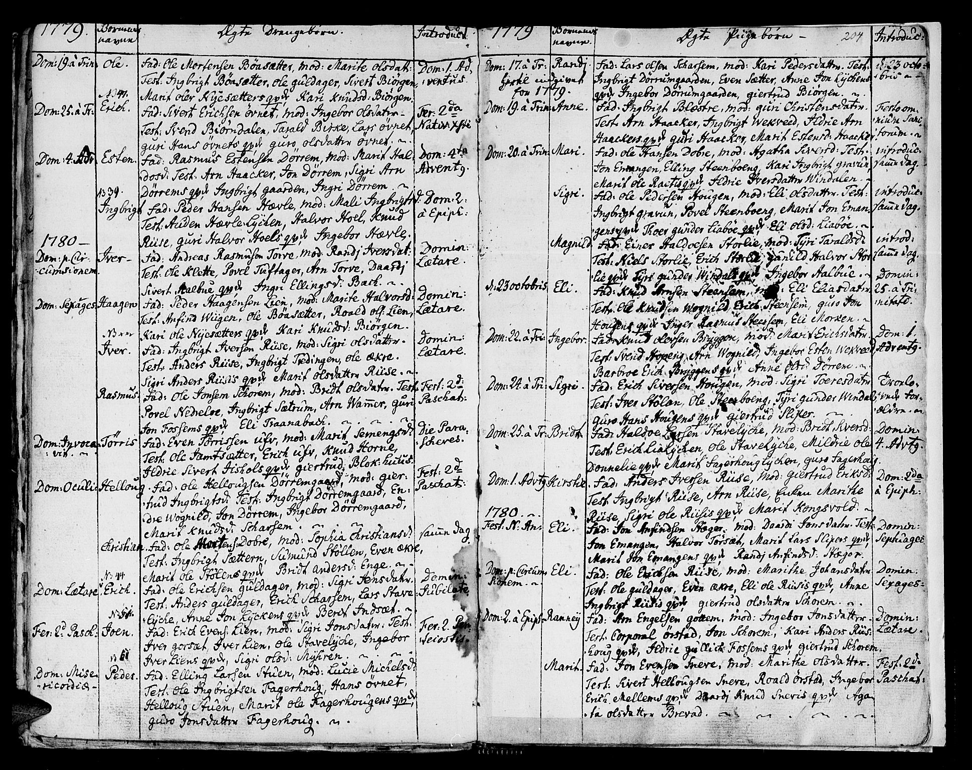 Ministerialprotokoller, klokkerbøker og fødselsregistre - Sør-Trøndelag, SAT/A-1456/678/L0891: Parish register (official) no. 678A01, 1739-1780, p. 204