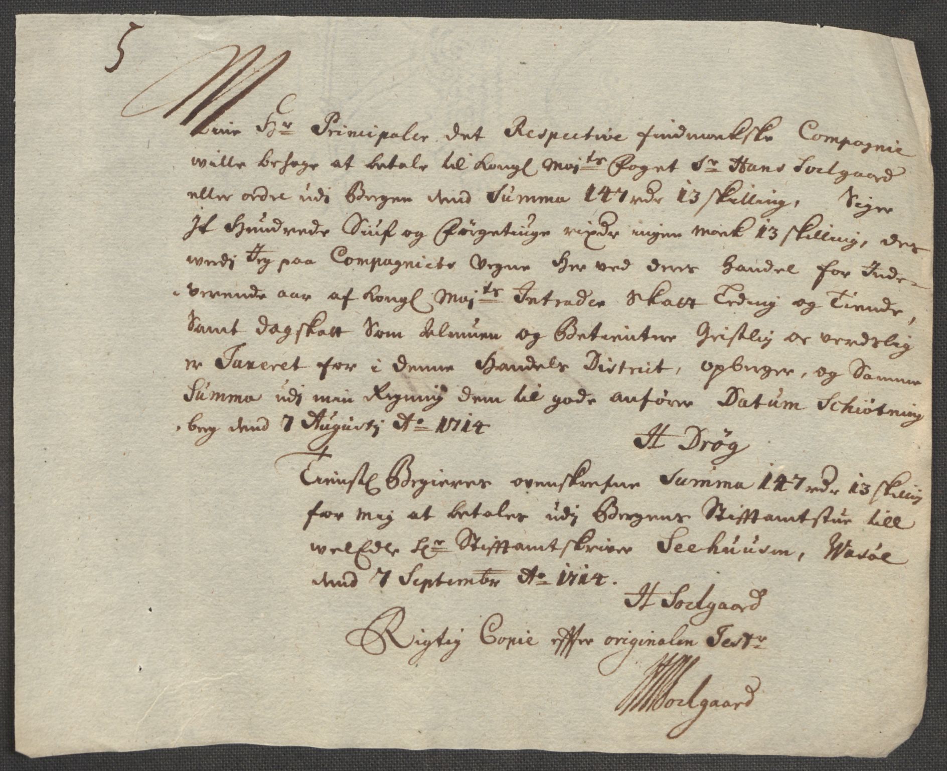 Rentekammeret inntil 1814, Reviderte regnskaper, Fogderegnskap, AV/RA-EA-4092/R69/L4856: Fogderegnskap Finnmark/Vardøhus, 1713-1715, p. 373