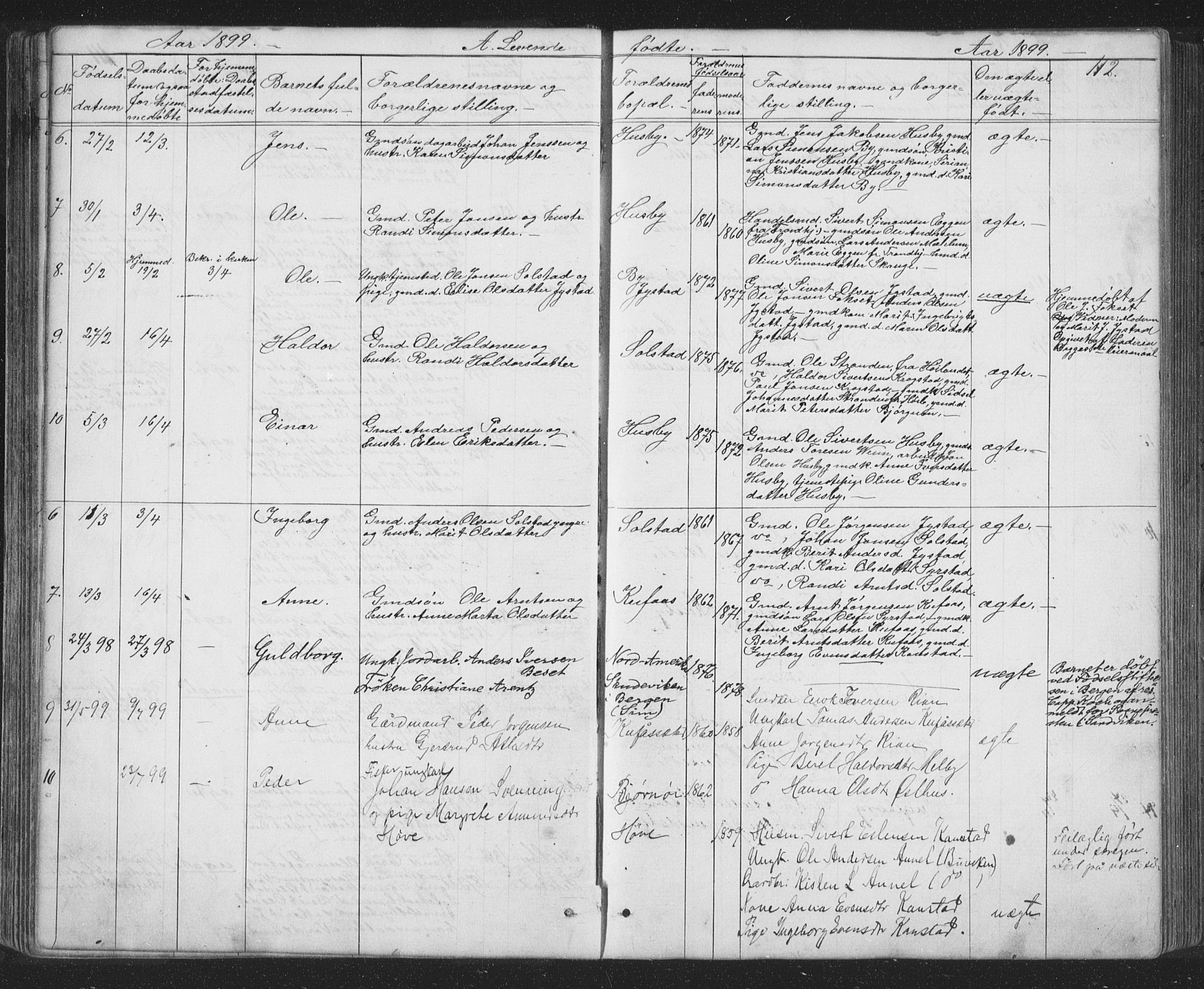 Ministerialprotokoller, klokkerbøker og fødselsregistre - Sør-Trøndelag, SAT/A-1456/667/L0798: Parish register (copy) no. 667C03, 1867-1929, p. 112
