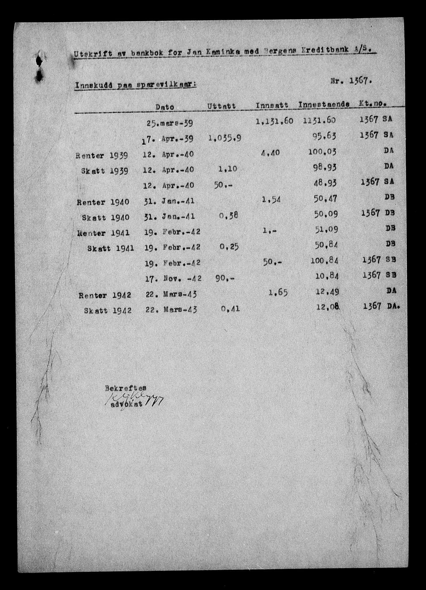 Justisdepartementet, Tilbakeføringskontoret for inndratte formuer, AV/RA-S-1564/H/Hc/Hcd/L1001: --, 1945-1947, p. 495