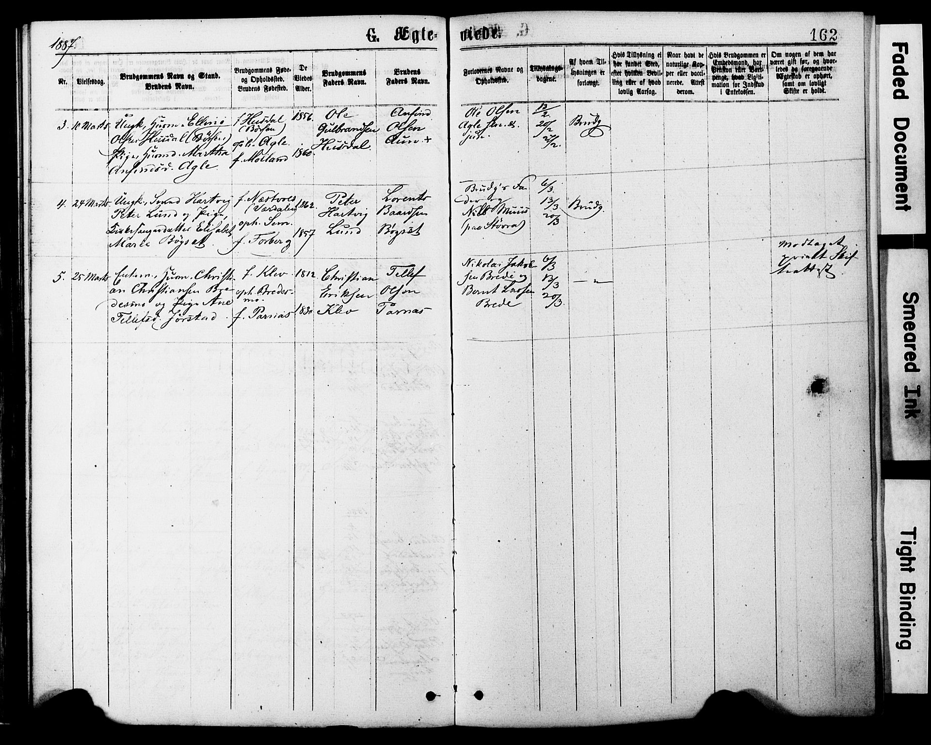 Ministerialprotokoller, klokkerbøker og fødselsregistre - Nord-Trøndelag, SAT/A-1458/749/L0473: Parish register (official) no. 749A07, 1873-1887, p. 162