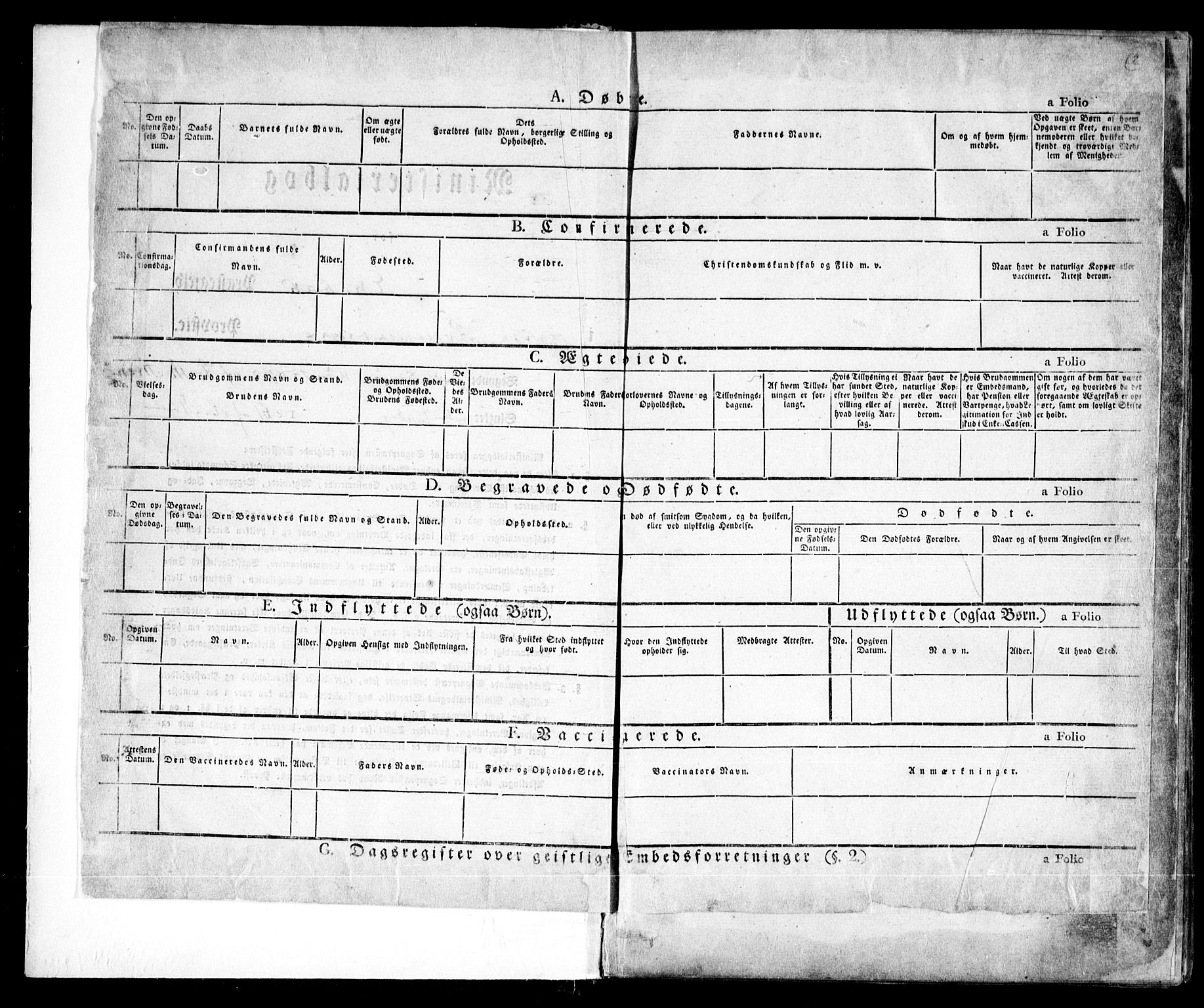 Enebakk prestekontor Kirkebøker, SAO/A-10171c/F/Fa/L0009: Parish register (official) no. I 9, 1832-1861