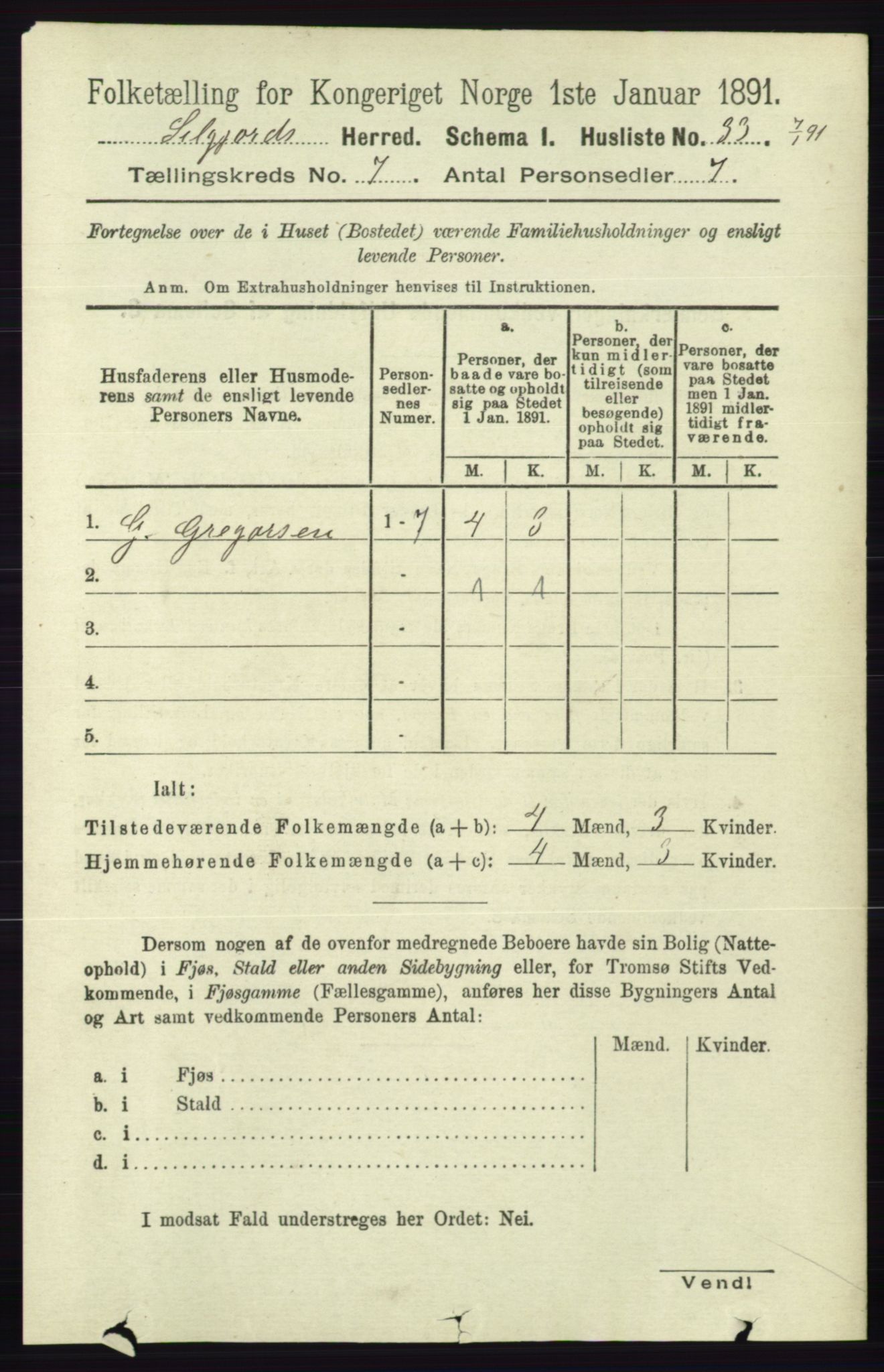 RA, 1891 census for 0828 Seljord, 1891, p. 2596