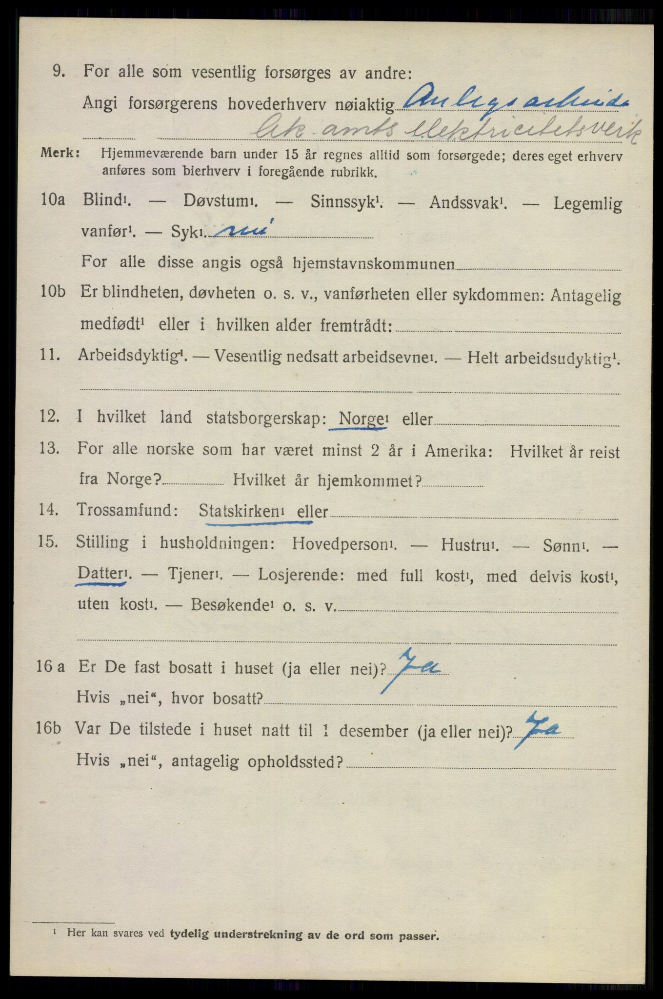 SAO, 1920 census for Sørum, 1920, p. 2104