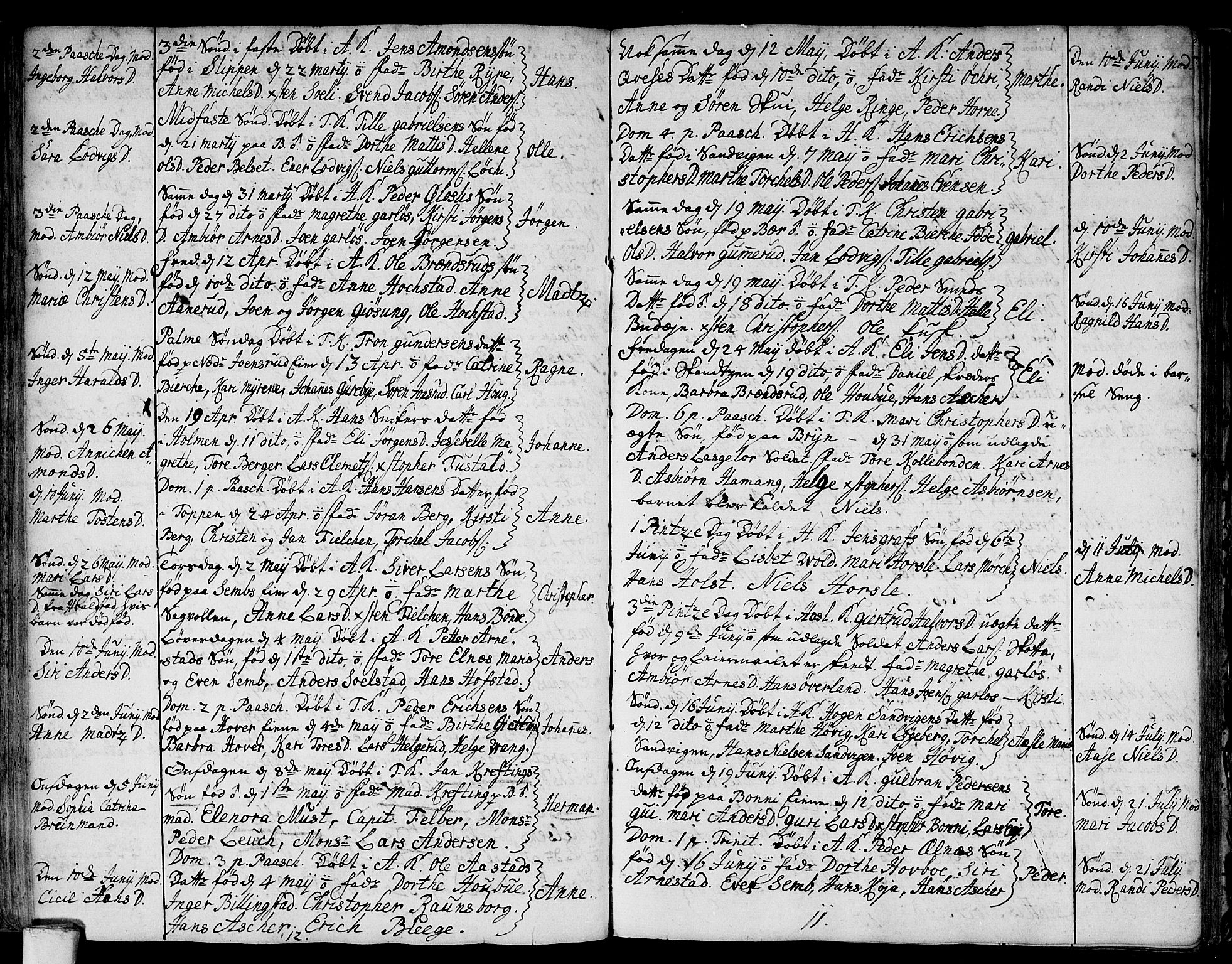 Asker prestekontor Kirkebøker, AV/SAO-A-10256a/F/Fa/L0001: Parish register (official) no. I 1, 1726-1744, p. 49