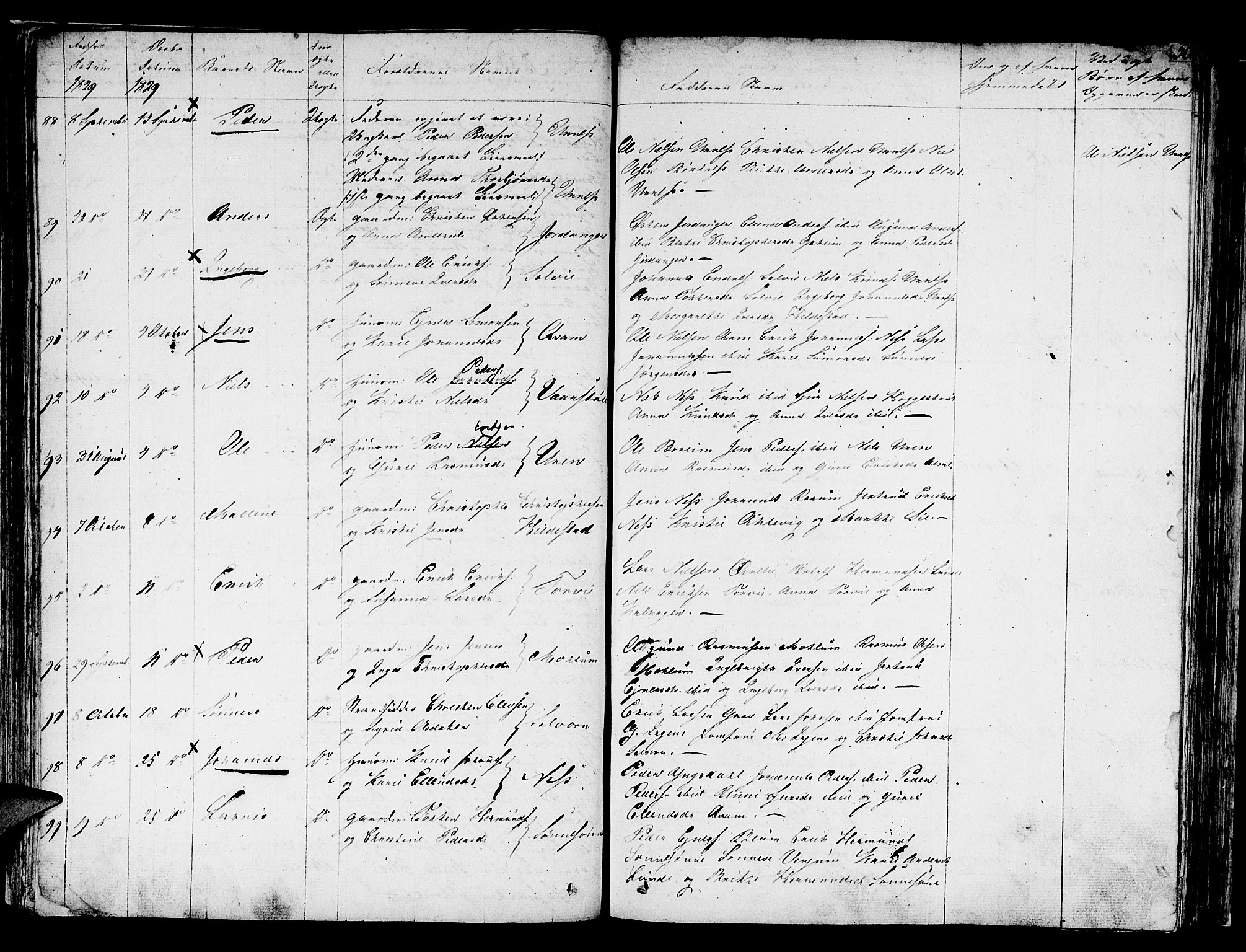 Hafslo sokneprestembete, AV/SAB-A-80301/H/Haa/Haaa/L0004: Parish register (official) no. A 4, 1821-1834, p. 50