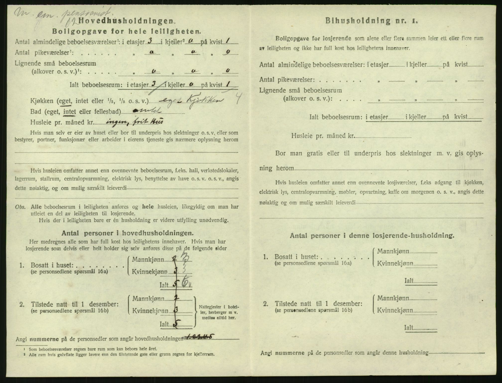 SAK, 1920 census for Risør, 1920, p. 1520