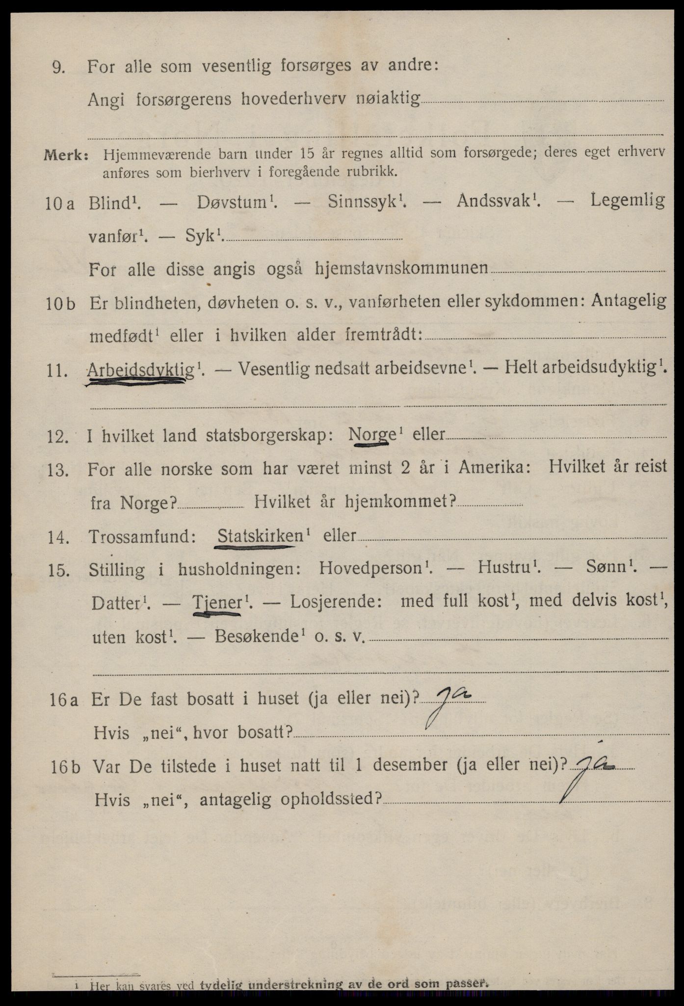 SAT, 1920 census for Ålesund, 1920, p. 19047