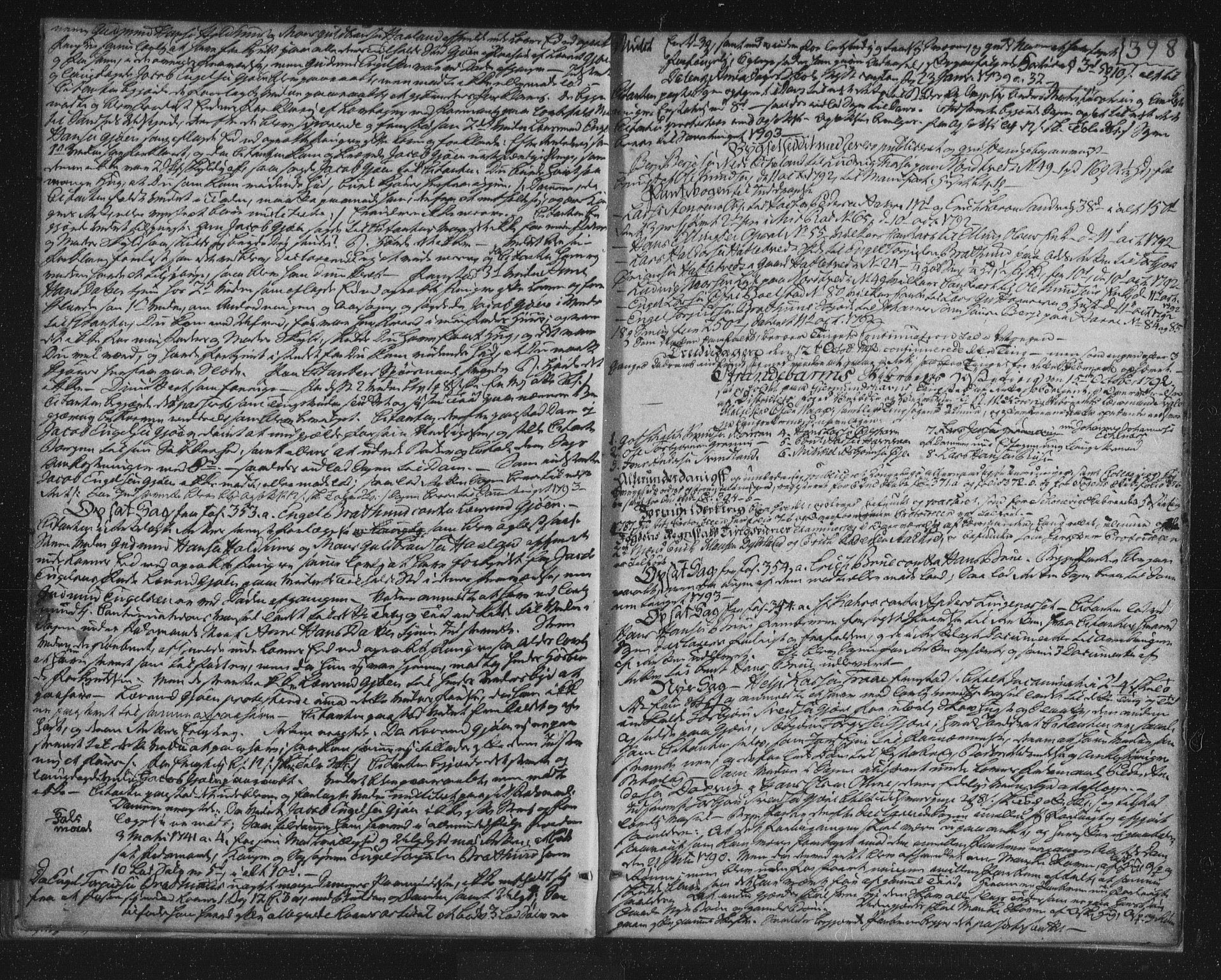 Sunnhordland sorenskrivar, SAB/A-2401/1/F/Faa/L0043: Tingbøker, 1787-1792, p. 397b-398a