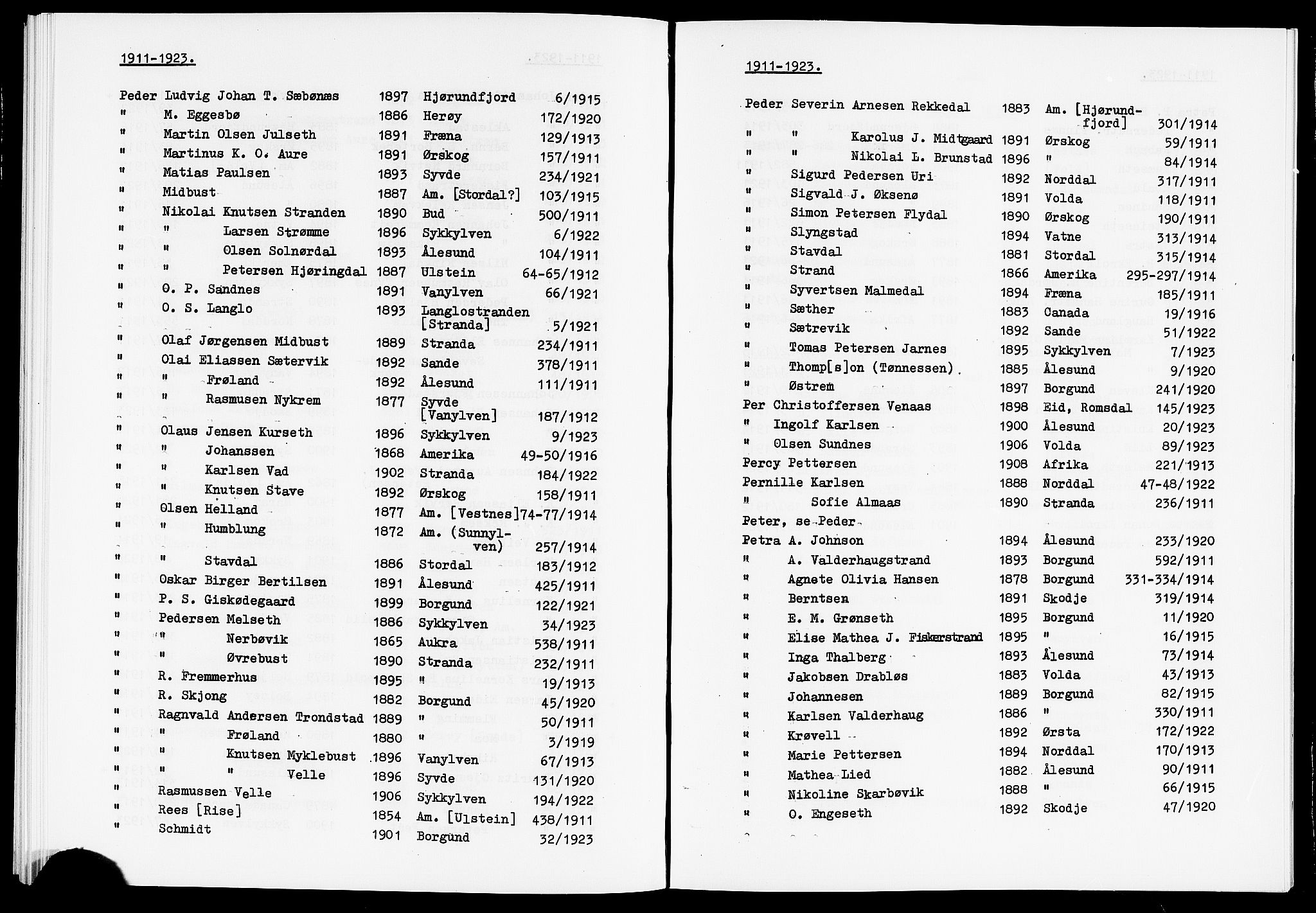 Sunnmøre politikammer, SAT/A-1864/1/35, 1878-1923, p. 165