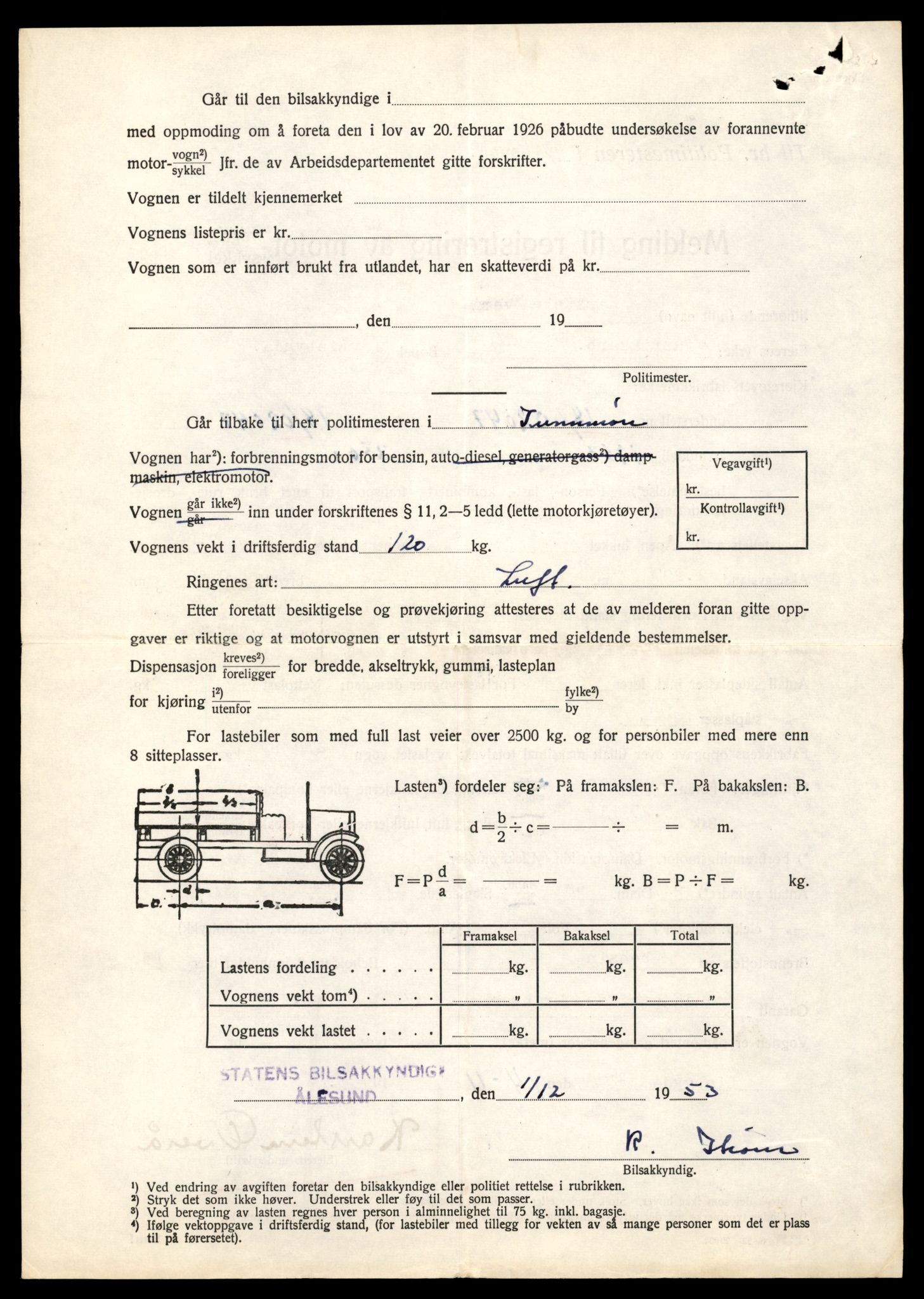 Møre og Romsdal vegkontor - Ålesund trafikkstasjon, AV/SAT-A-4099/F/Fe/L0037: Registreringskort for kjøretøy T 13031 - T 13179, 1927-1998, p. 530