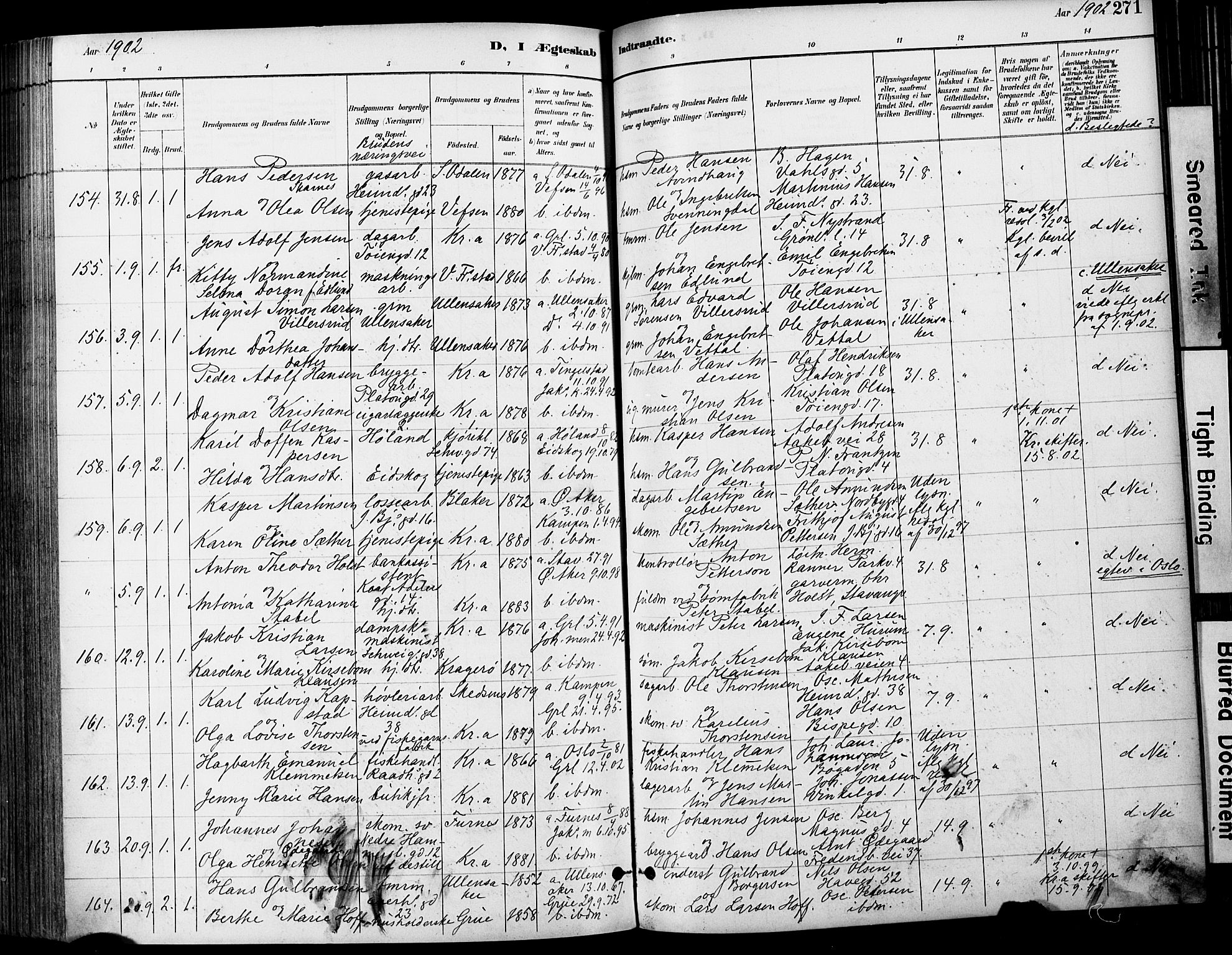 Grønland prestekontor Kirkebøker, SAO/A-10848/F/Fa/L0013: Parish register (official) no. 13, 1887-1906, p. 271