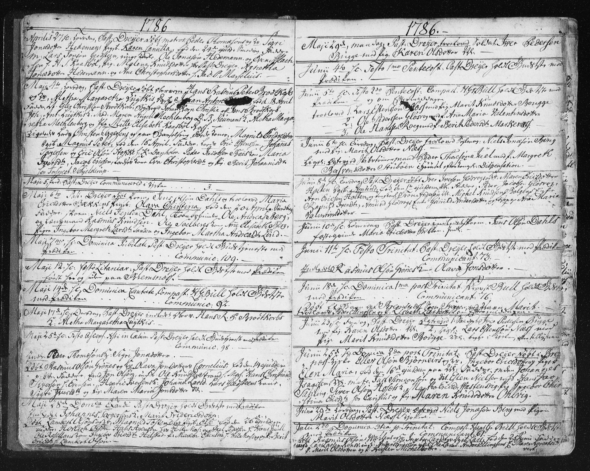 Ministerialprotokoller, klokkerbøker og fødselsregistre - Møre og Romsdal, SAT/A-1454/572/L0841: Parish register (official) no. 572A04, 1784-1819, p. 9