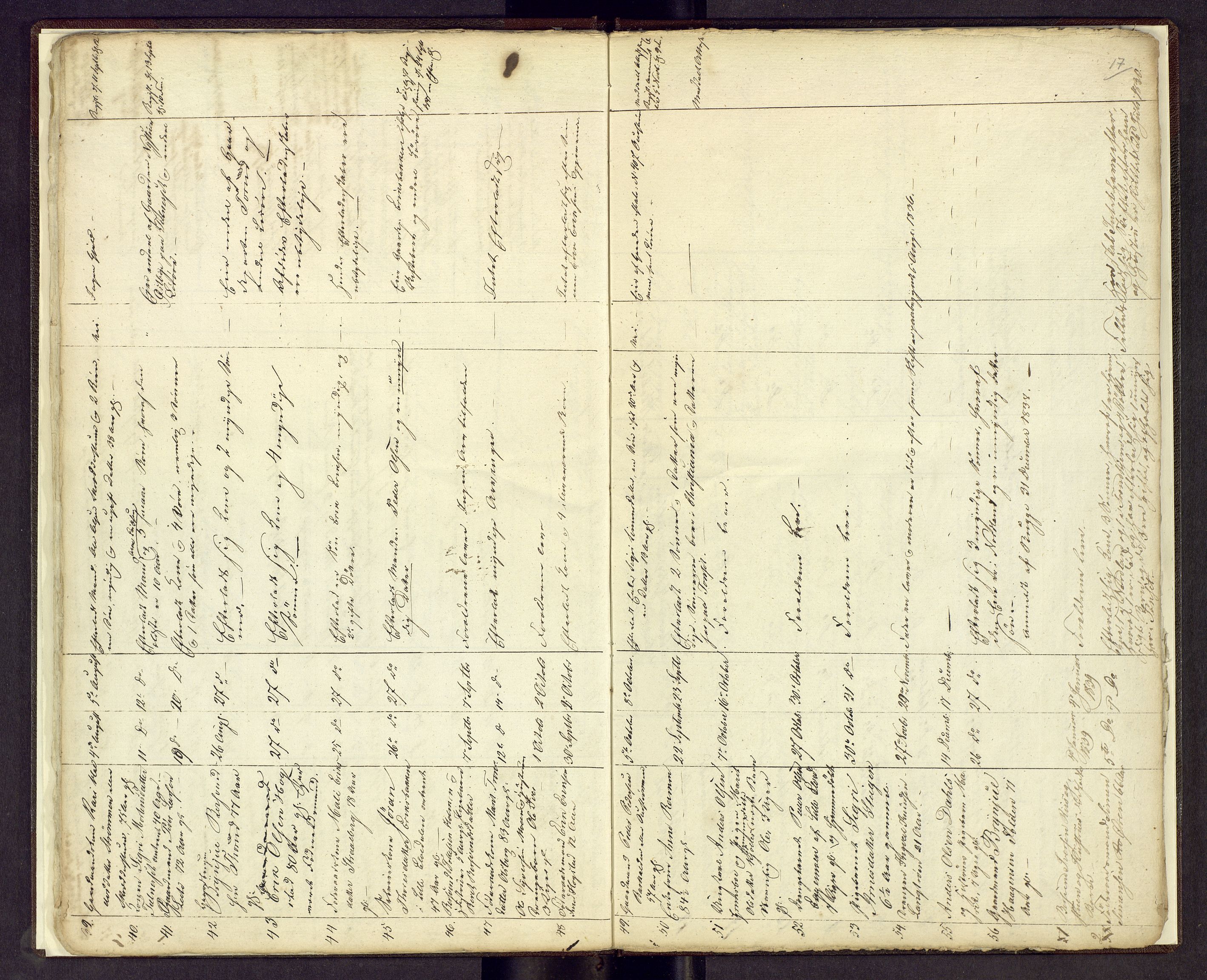 Nord-Østerdal tingrett, SAH/TING-020/J/Jg/L0001/0001: Dødsfallsprotokoller / Dødsfallsprotokoll, 1837-1841