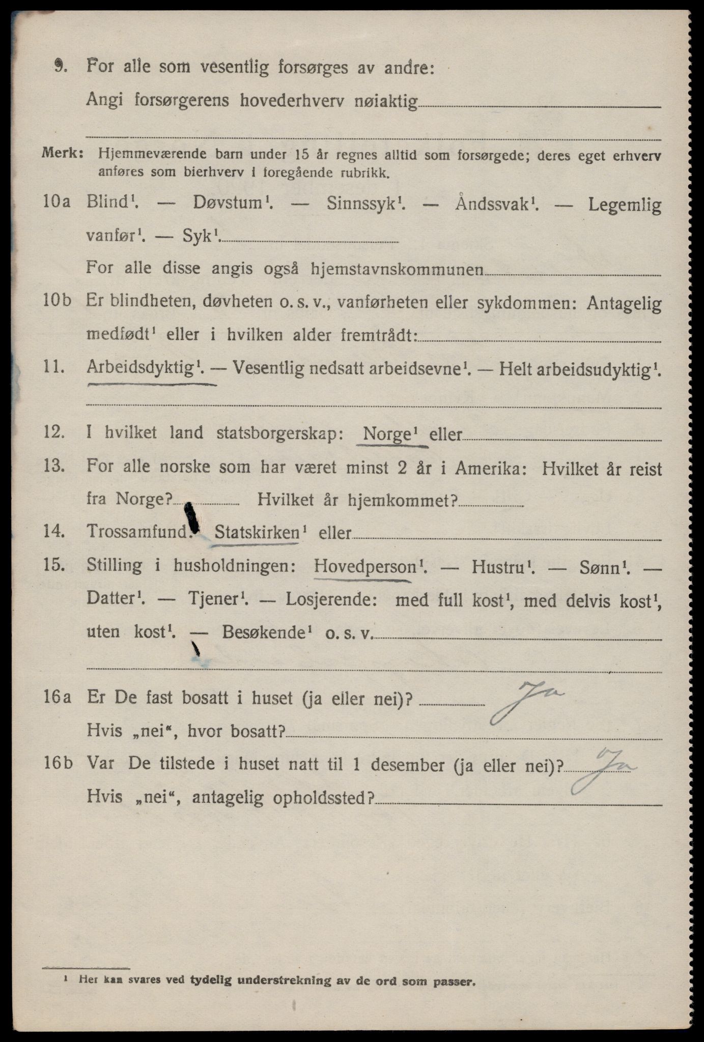 SAKO, 1920 census for Kviteseid, 1920, p. 2068