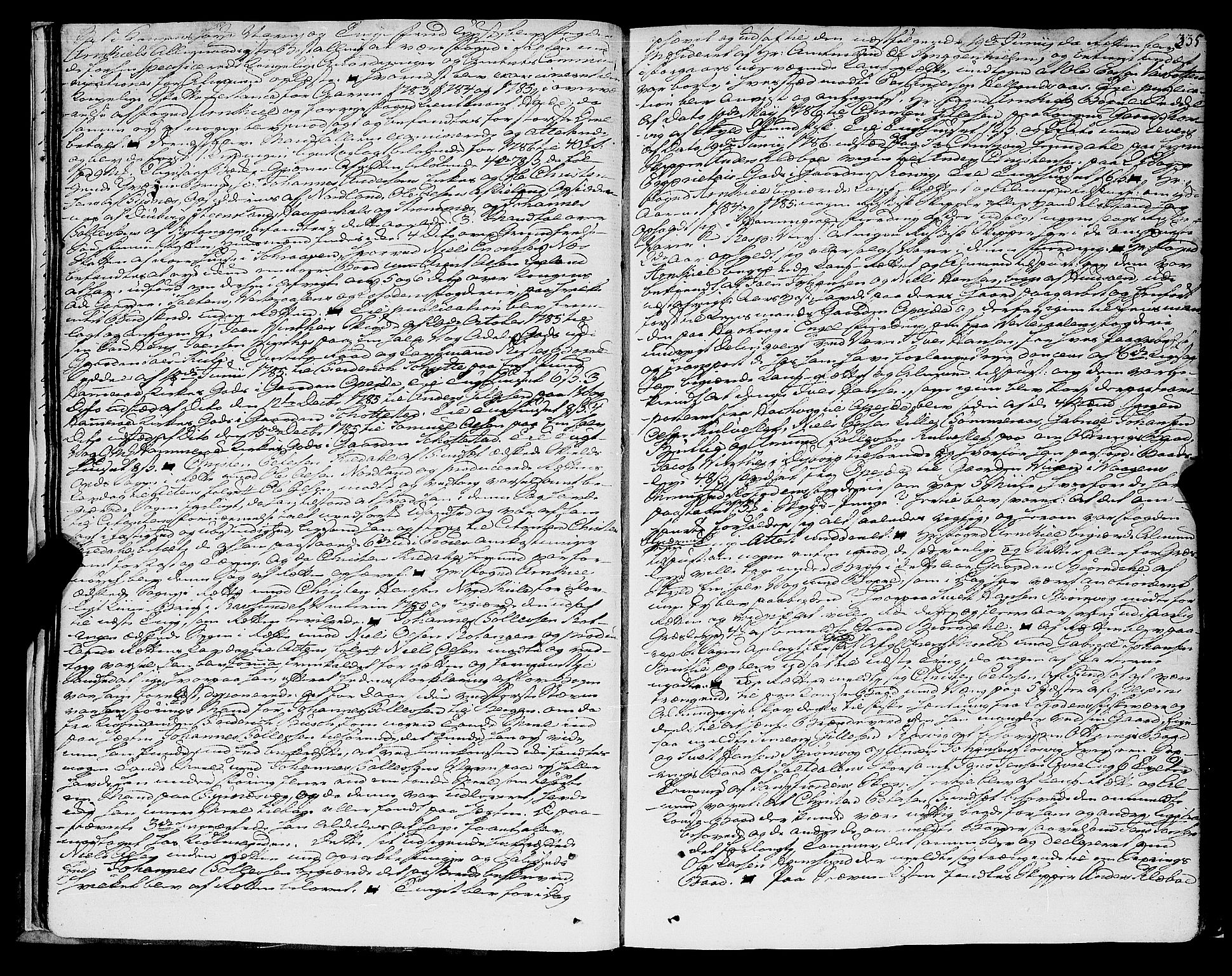 Salten sorenskriveri, AV/SAT-A-4578/1/1/1A/L0016: Tingbok, fol. 211-433, 1785-1792, p. 234b-235a