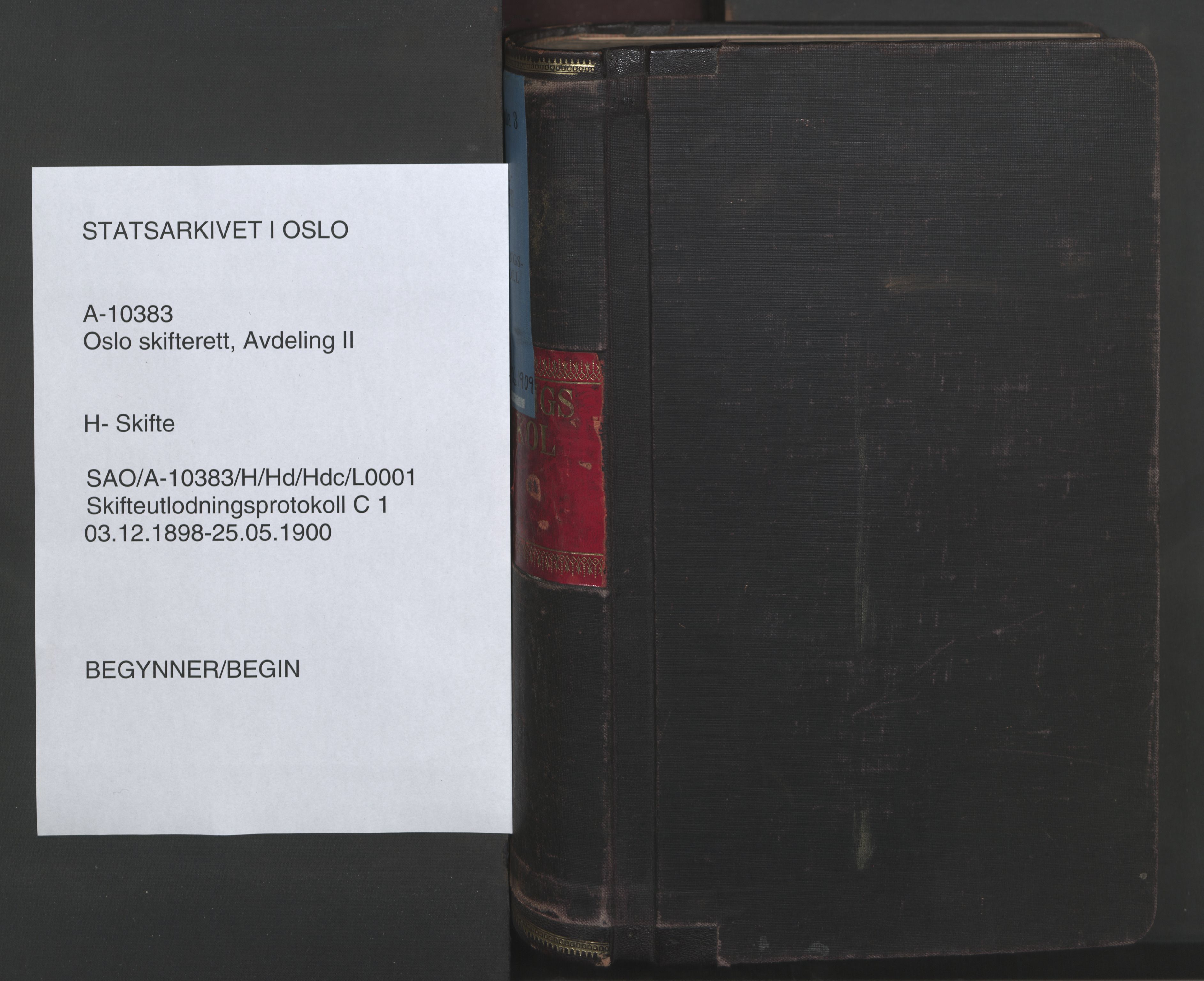 Oslo skifterett, SAO/A-10383/H/Hd/Hdb/L0007: Skifteutlodningsprotokoll, 1908-1909