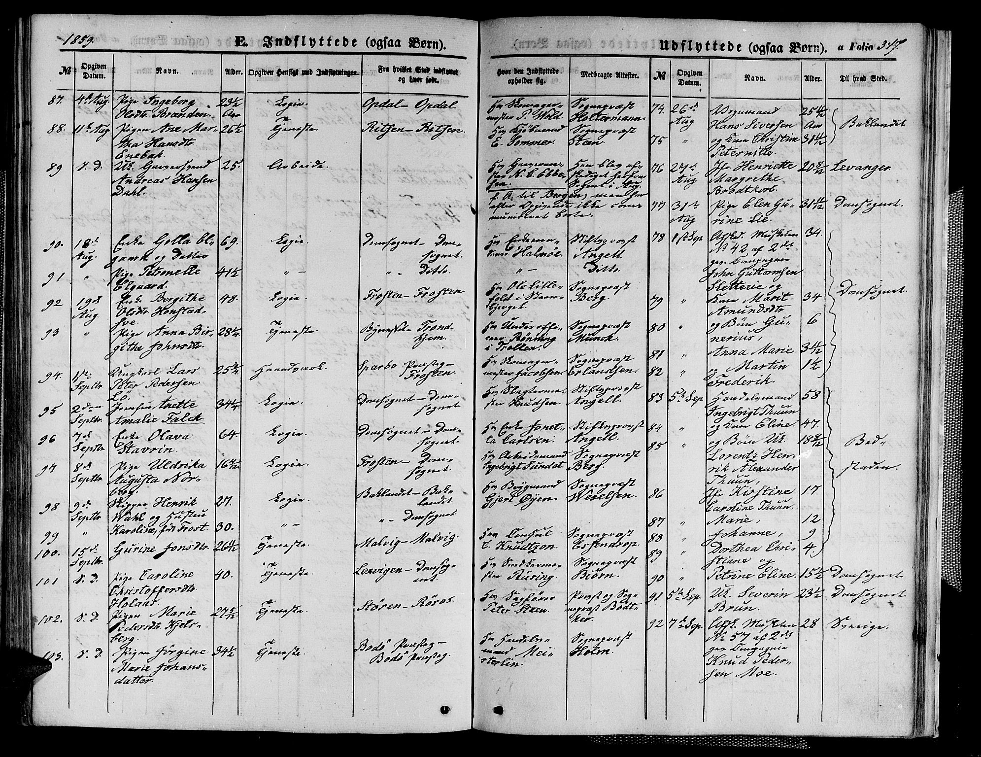 Ministerialprotokoller, klokkerbøker og fødselsregistre - Sør-Trøndelag, AV/SAT-A-1456/602/L0139: Parish register (copy) no. 602C07, 1859-1864, p. 347