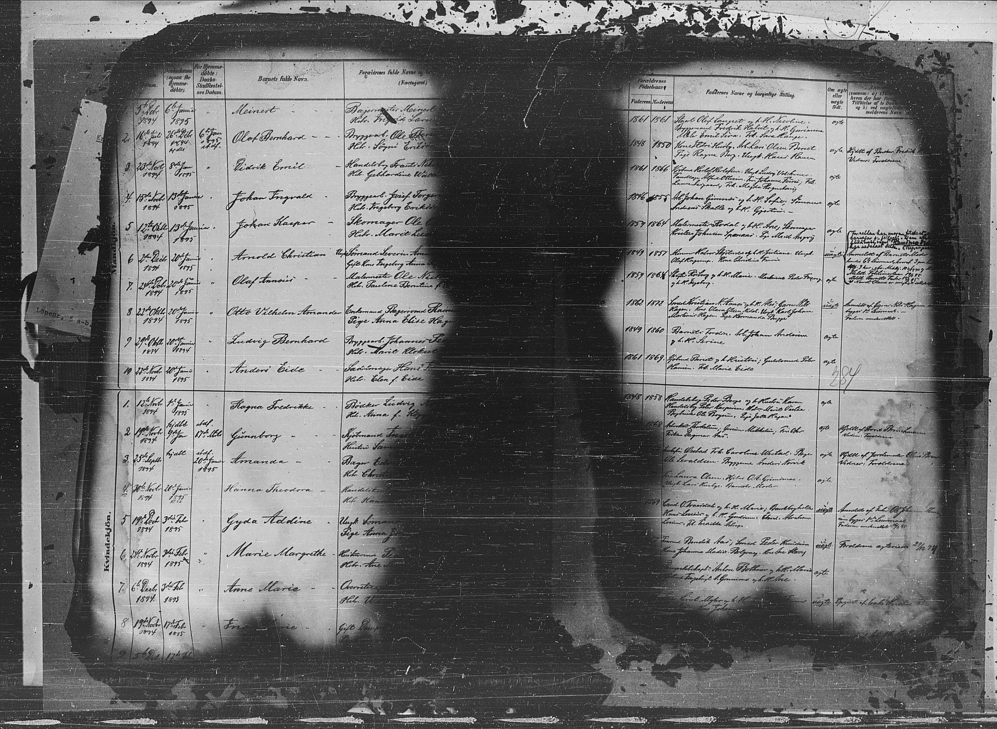 Ministerialprotokoller, klokkerbøker og fødselsregistre - Møre og Romsdal, AV/SAT-A-1454/572/L0851: Parish register (official) no. 572A14, 1880-1897, p. 284