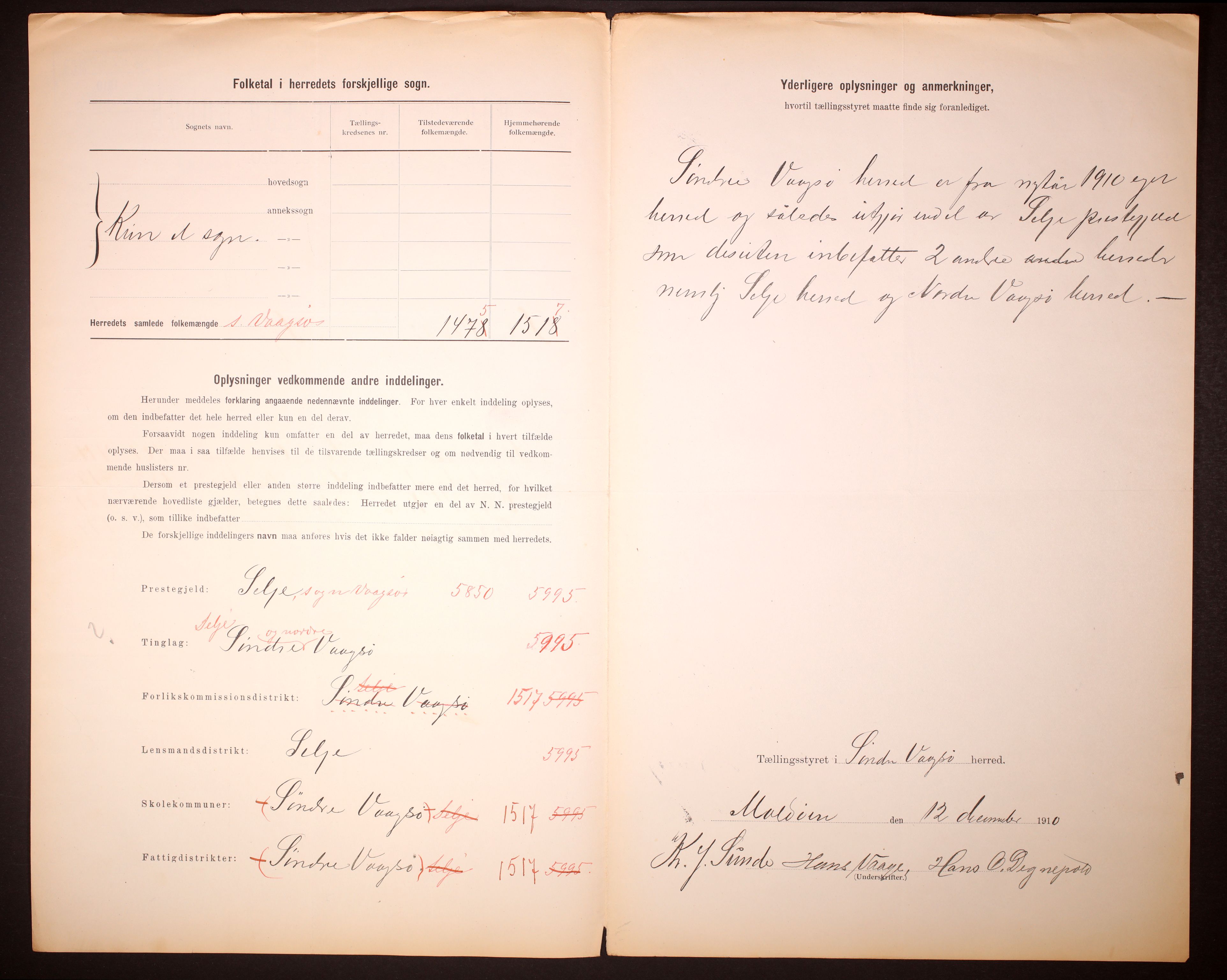 RA, 1910 census for Sør-Vågsøy, 1910, p. 3