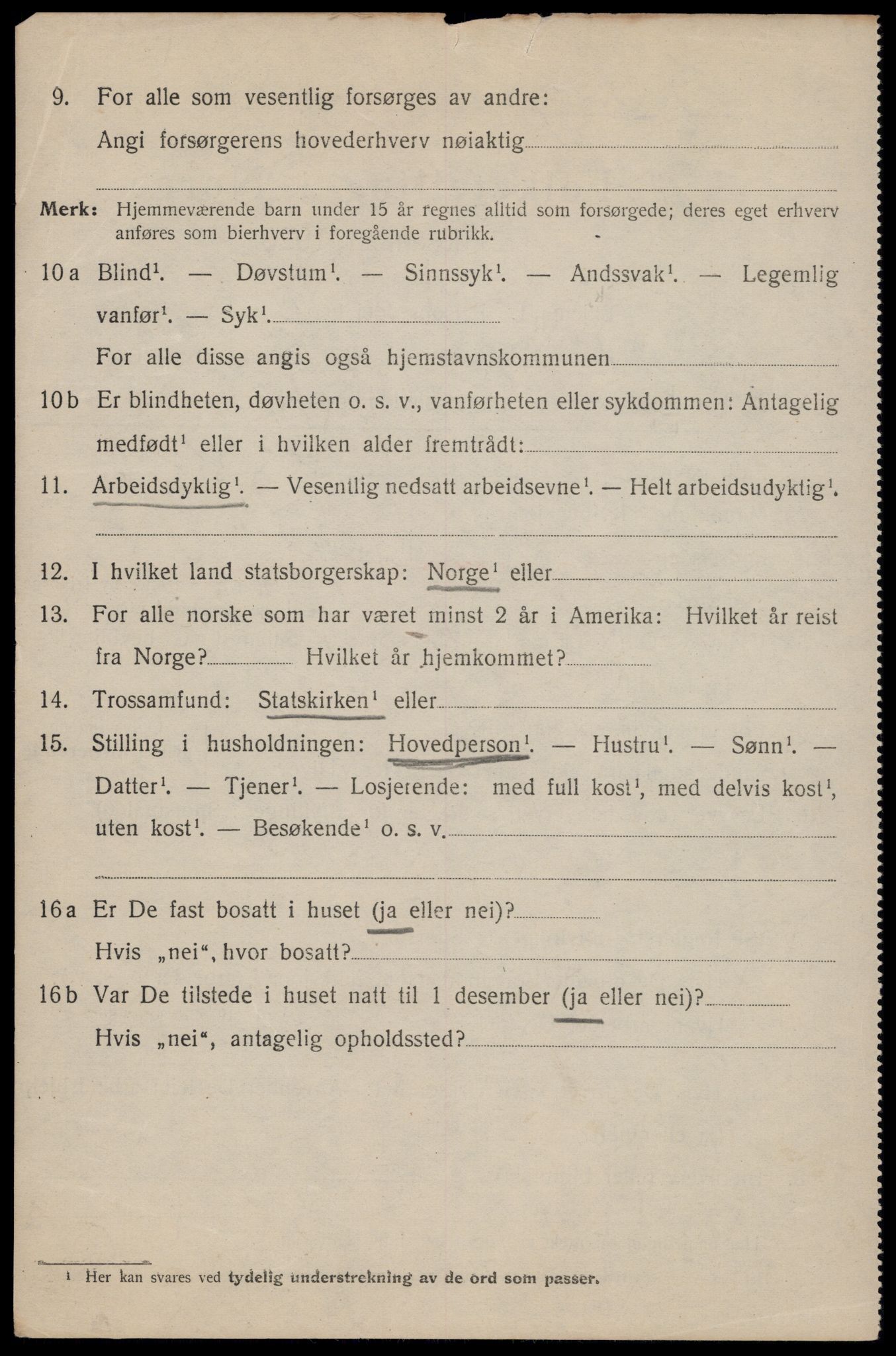 SAT, 1920 census for Trondheim, 1920, p. 58239