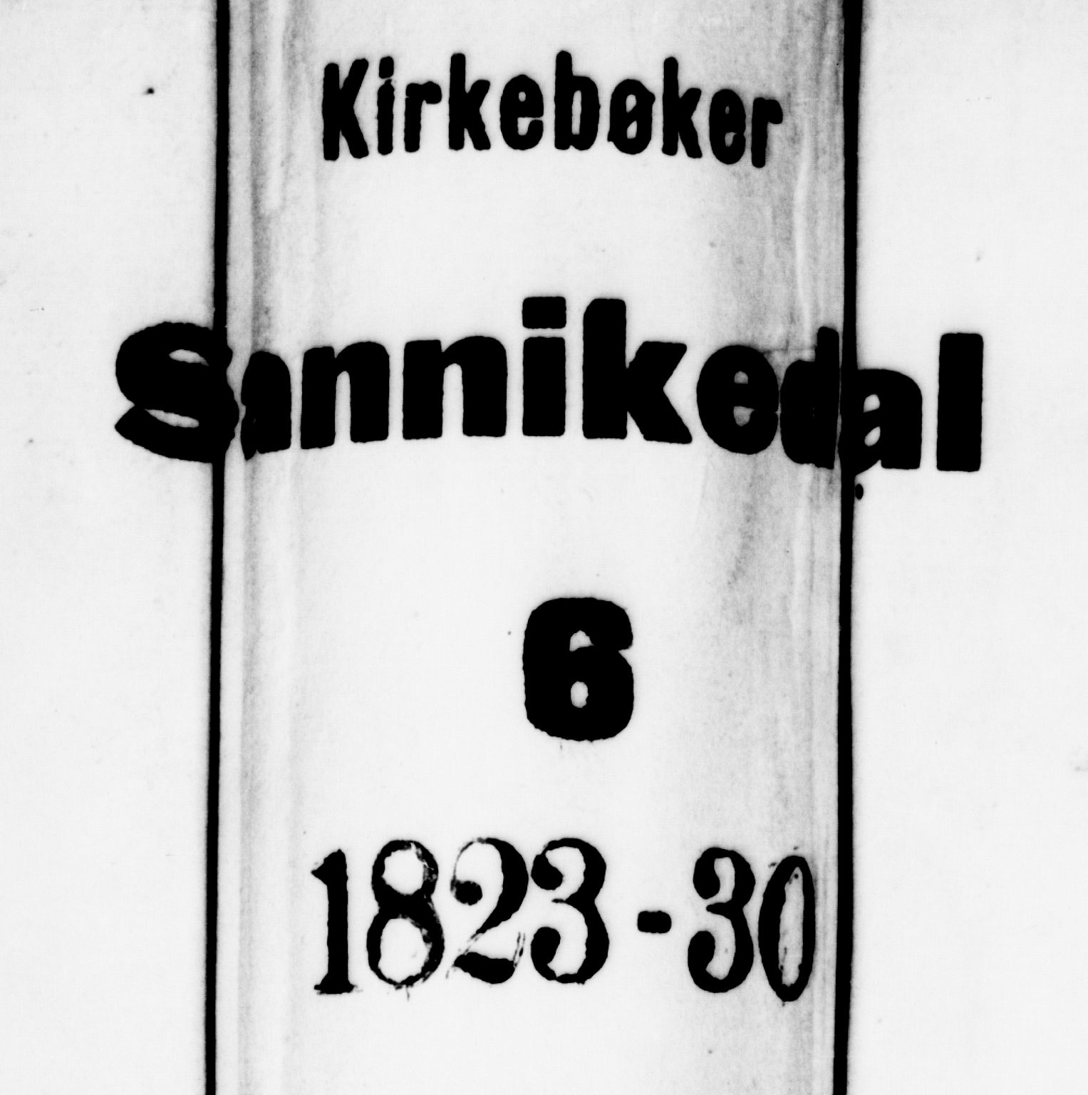 Sannidal kirkebøker, SAKO/A-296/F/Fa/L0005: Parish register (official) no. 5, 1823-1830