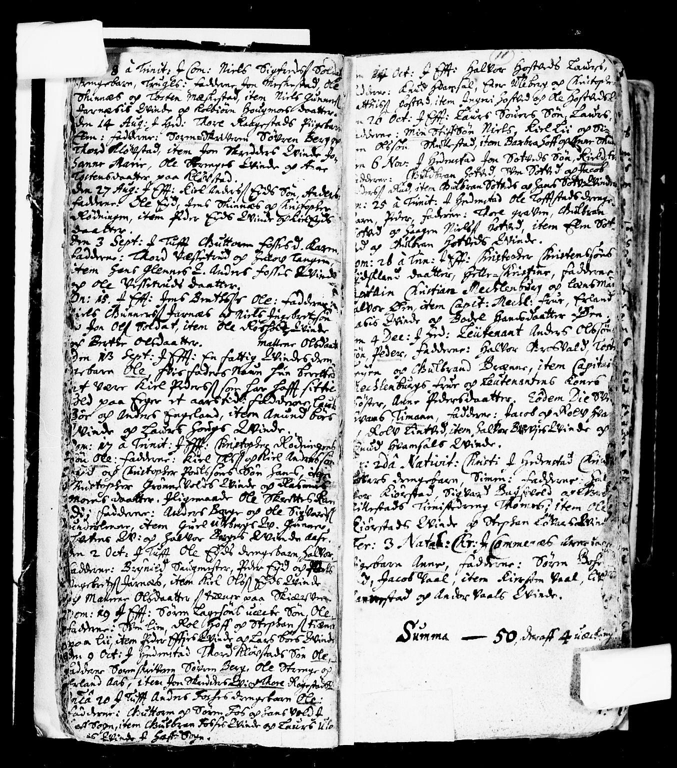 Sandsvær kirkebøker, AV/SAKO-A-244/F/Fa/L0001: Parish register (official) no. I 1, 1665-1725, p. 11