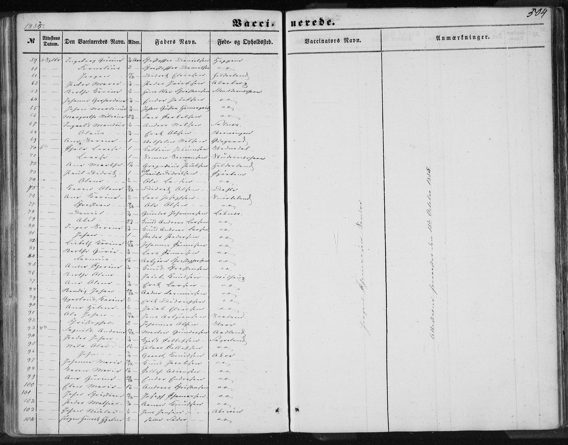 Skudenes sokneprestkontor, AV/SAST-A -101849/H/Ha/Haa/L0005: Parish register (official) no. A 3.2, 1847-1863, p. 504