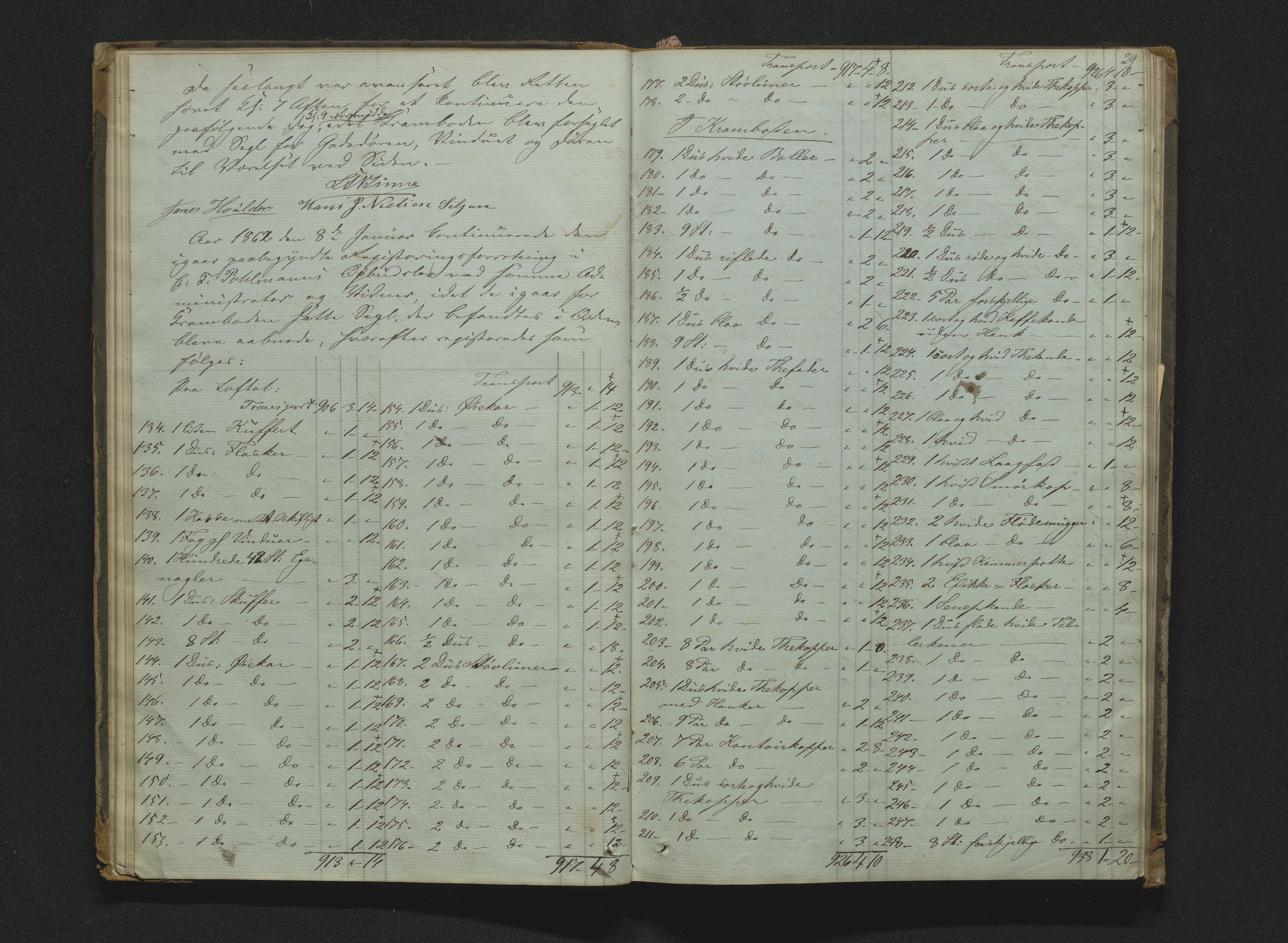 Bamble sorenskriveri, AV/SAKO-A-214/H/Hb/Hbb/Hbbb/L0001/0003: Skifteregisteringsprotokoll  / Skifteregisteringsprotokoll 3, 1860-1882, p. 28-29
