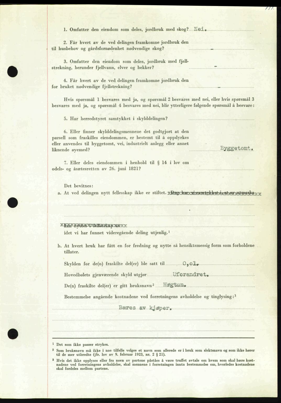 Nordmøre sorenskriveri, AV/SAT-A-4132/1/2/2Ca: Mortgage book no. A112, 1949-1949, Diary no: : 2219/1949