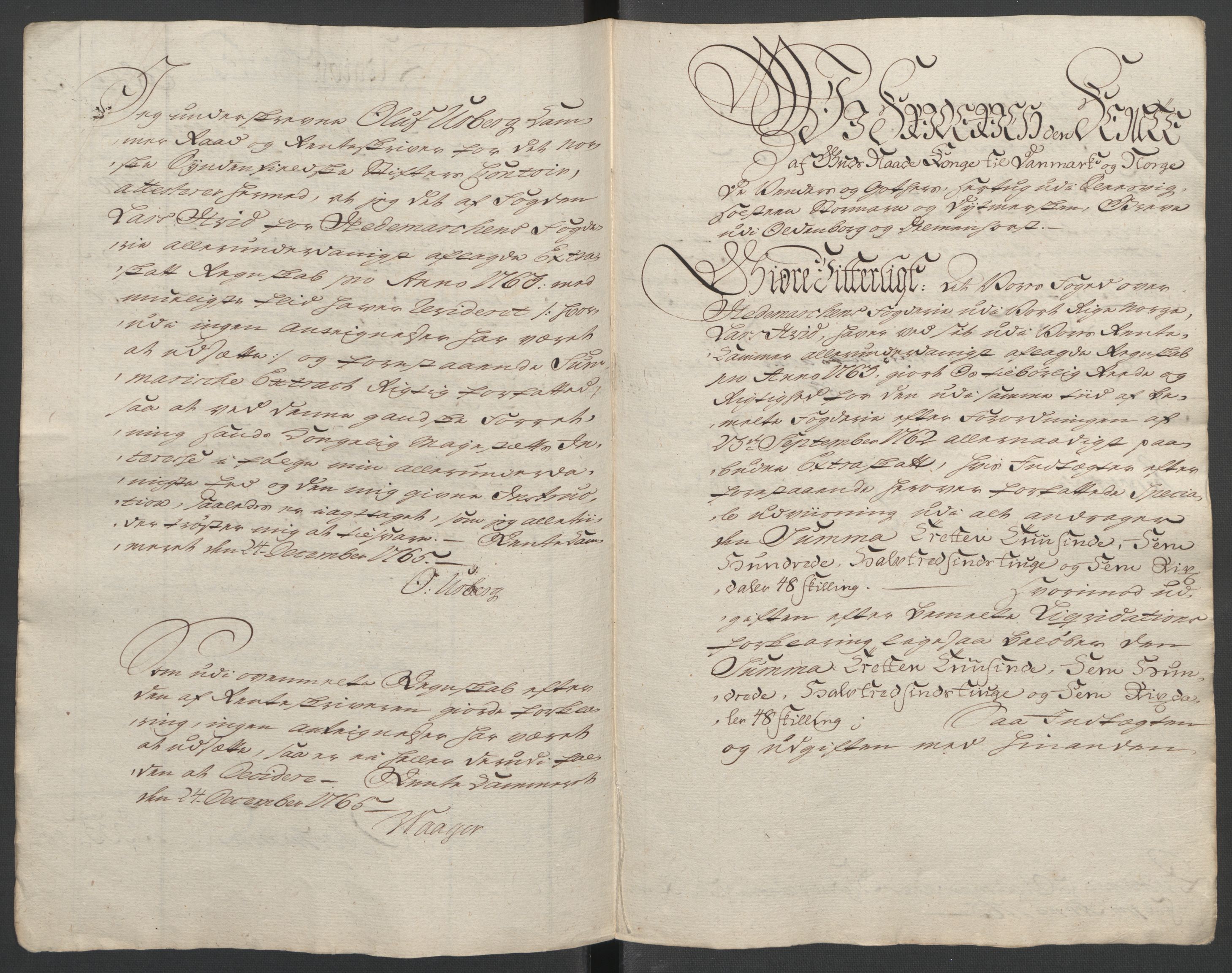 Rentekammeret inntil 1814, Reviderte regnskaper, Fogderegnskap, RA/EA-4092/R16/L1147: Ekstraskatten Hedmark, 1763-1764, p. 9